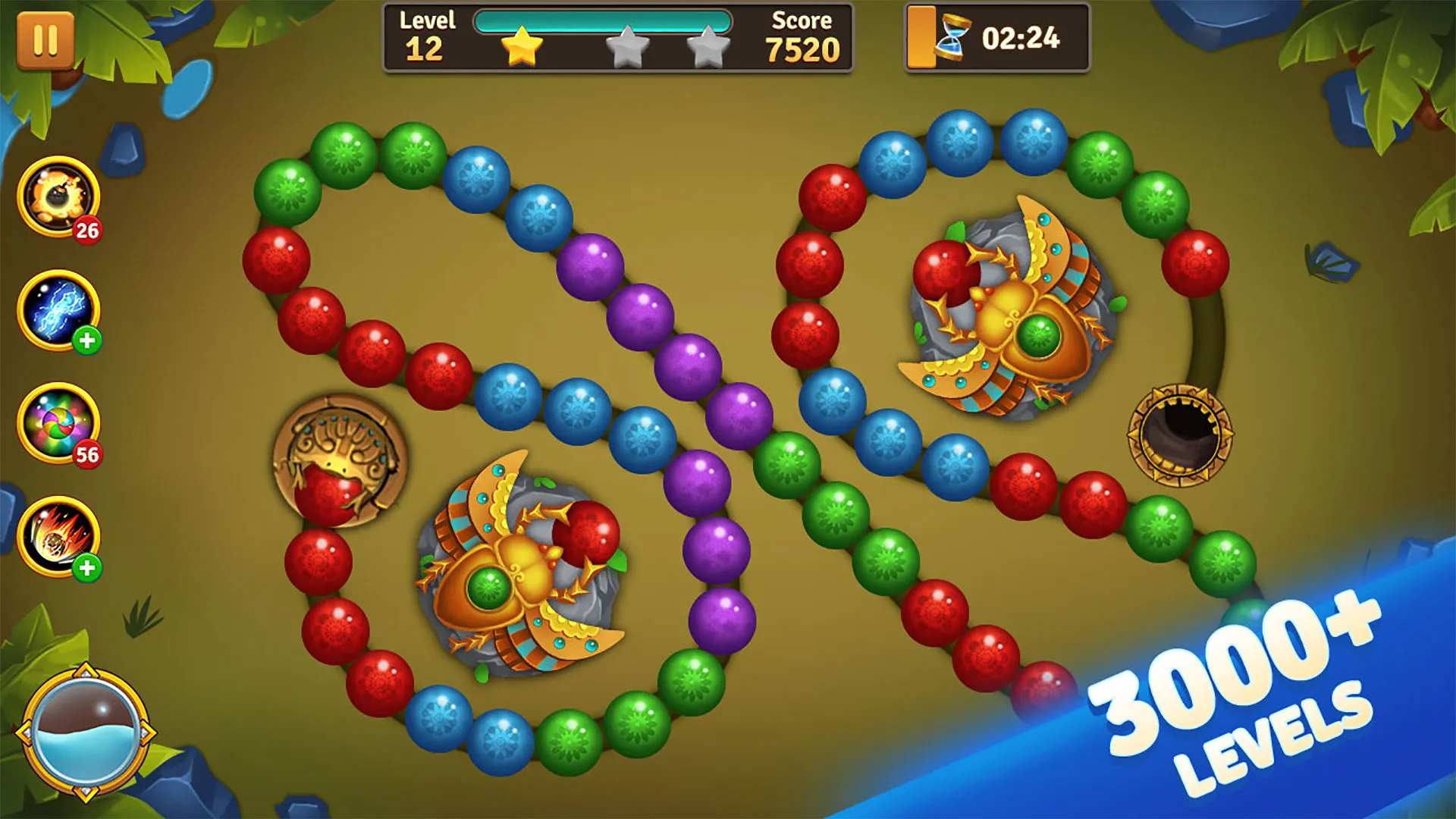 Jungle Marble Blast | Indus Appstore | Screenshot