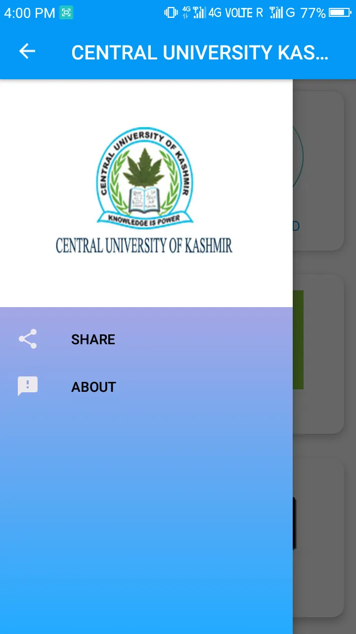 central university kashmir | Indus Appstore | Screenshot