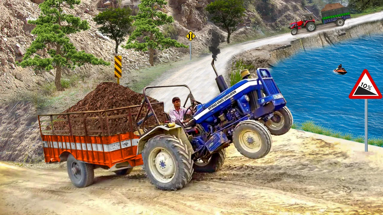 Farming Tractor Trolley Game | Indus Appstore | Screenshot