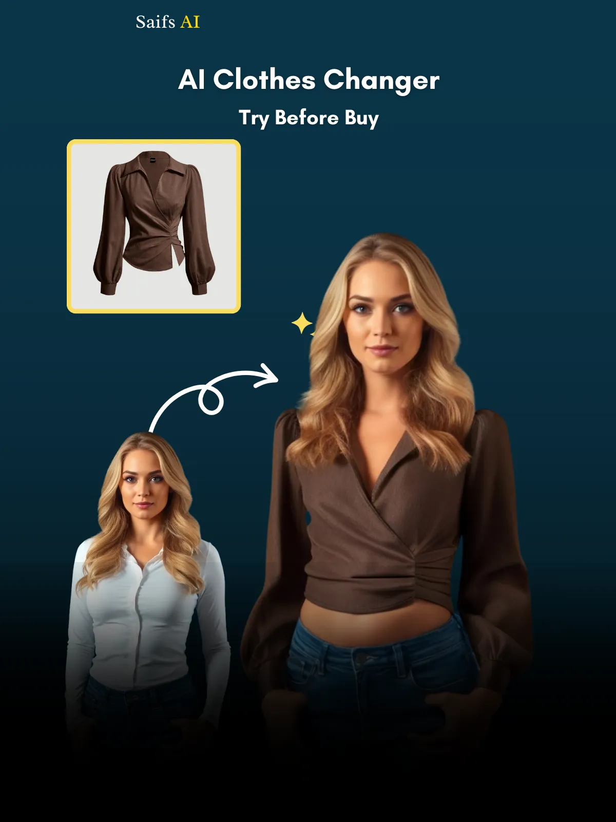 AI virtual try on : Saifs AI | Indus Appstore | Screenshot