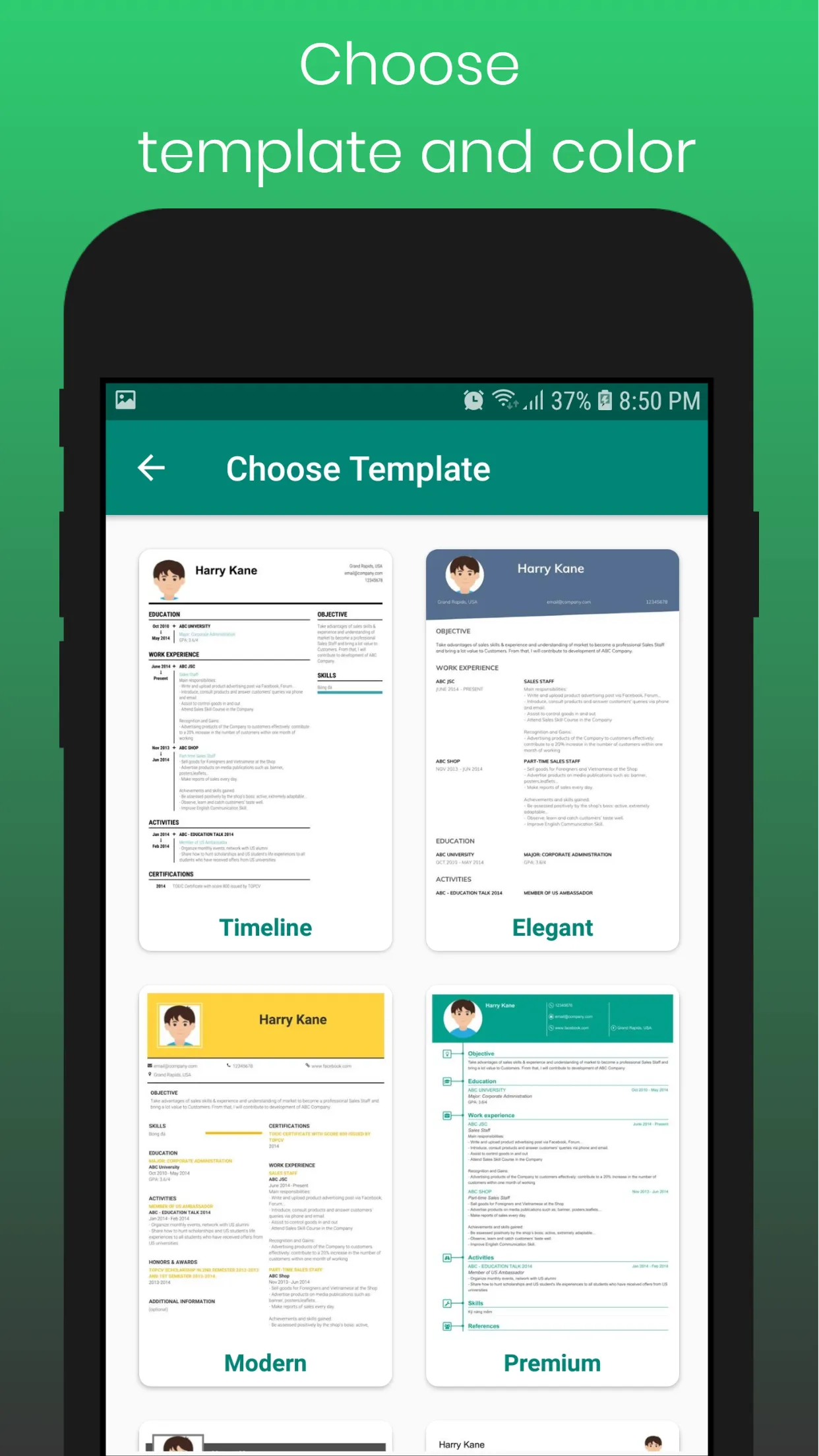 Resume Builder CV Maker App | Indus Appstore | Screenshot