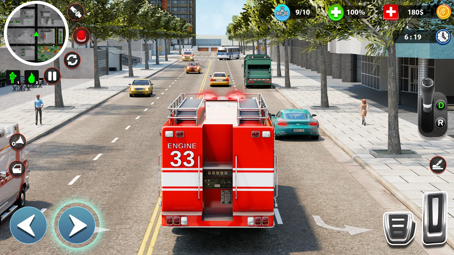 City Rescue Fire Truck 3D Game | Indus Appstore | Screenshot