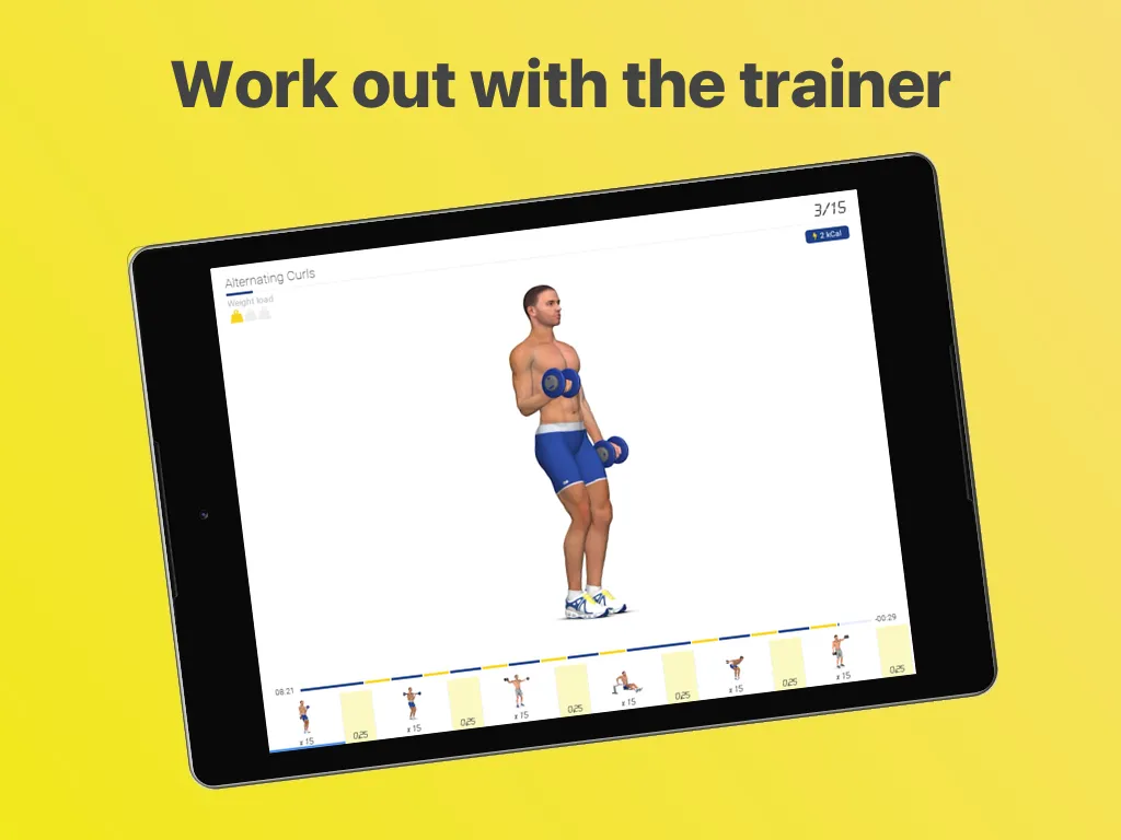 Arms & Shoulders Home Workout | Indus Appstore | Screenshot