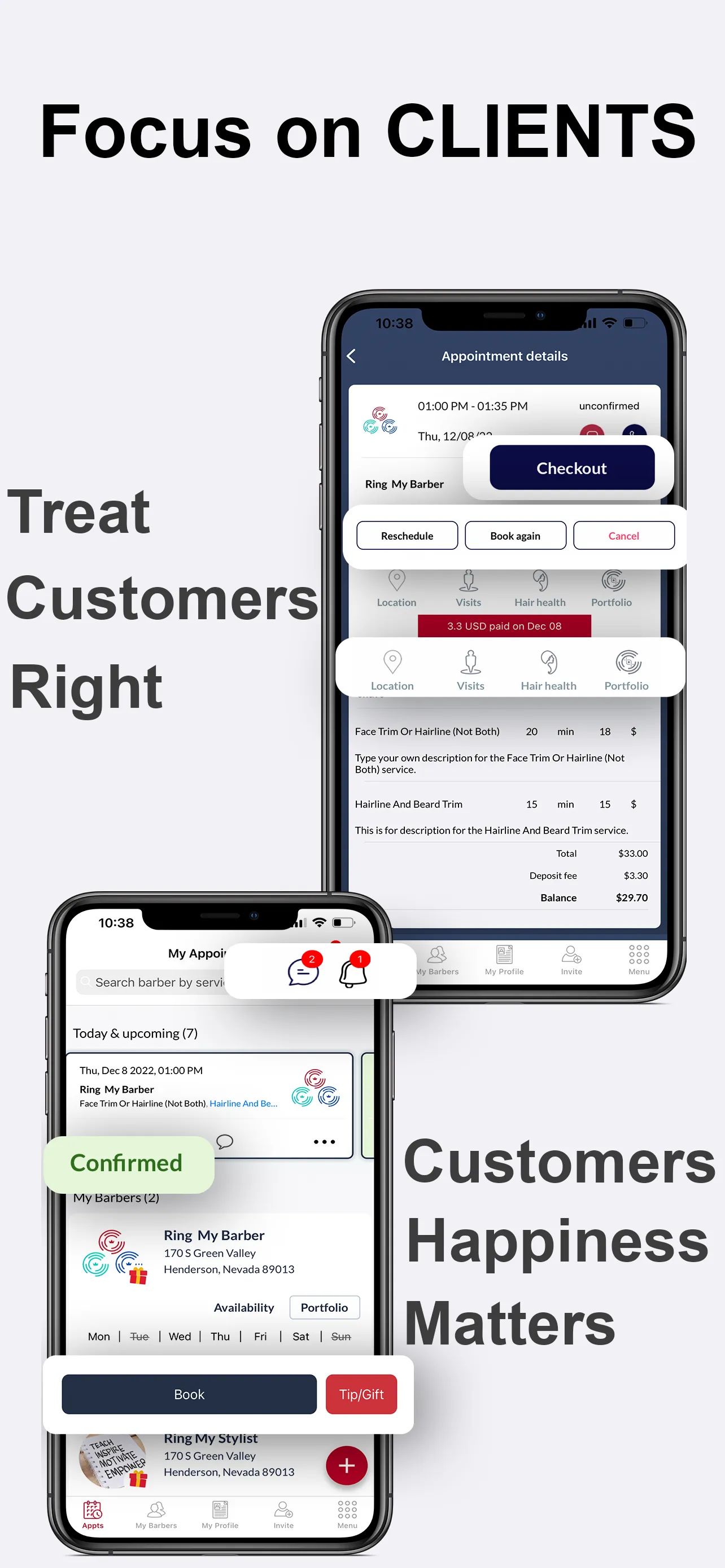 Ring My Barber: Booking App | Indus Appstore | Screenshot