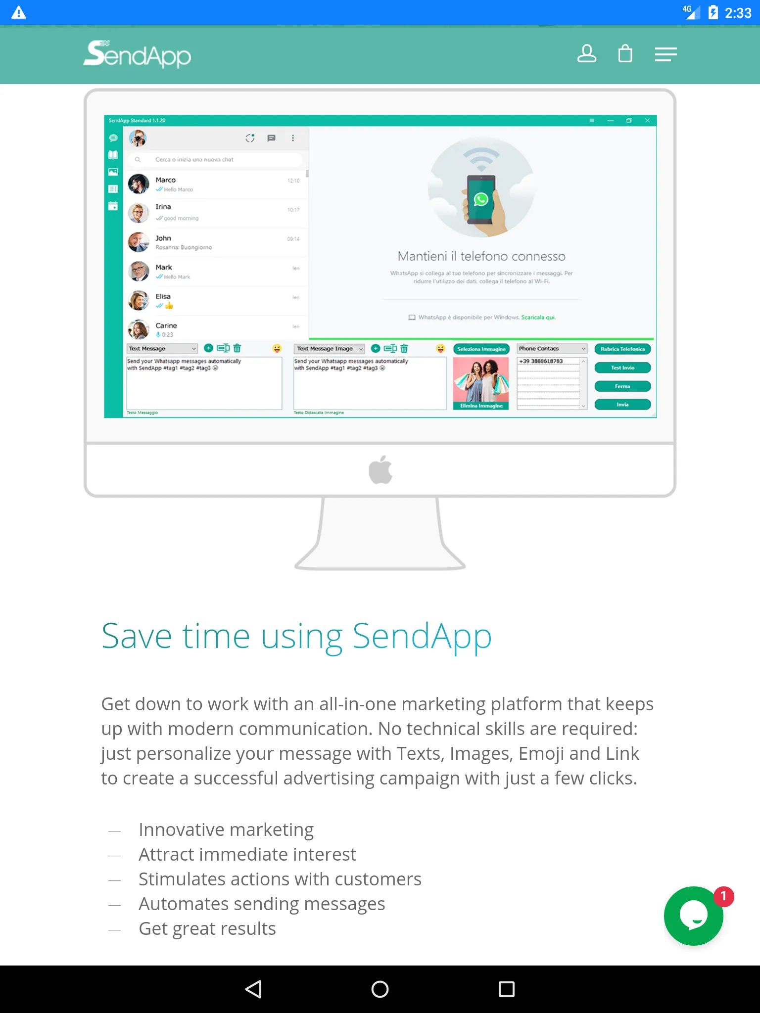 Sendapp Free | Indus Appstore | Screenshot