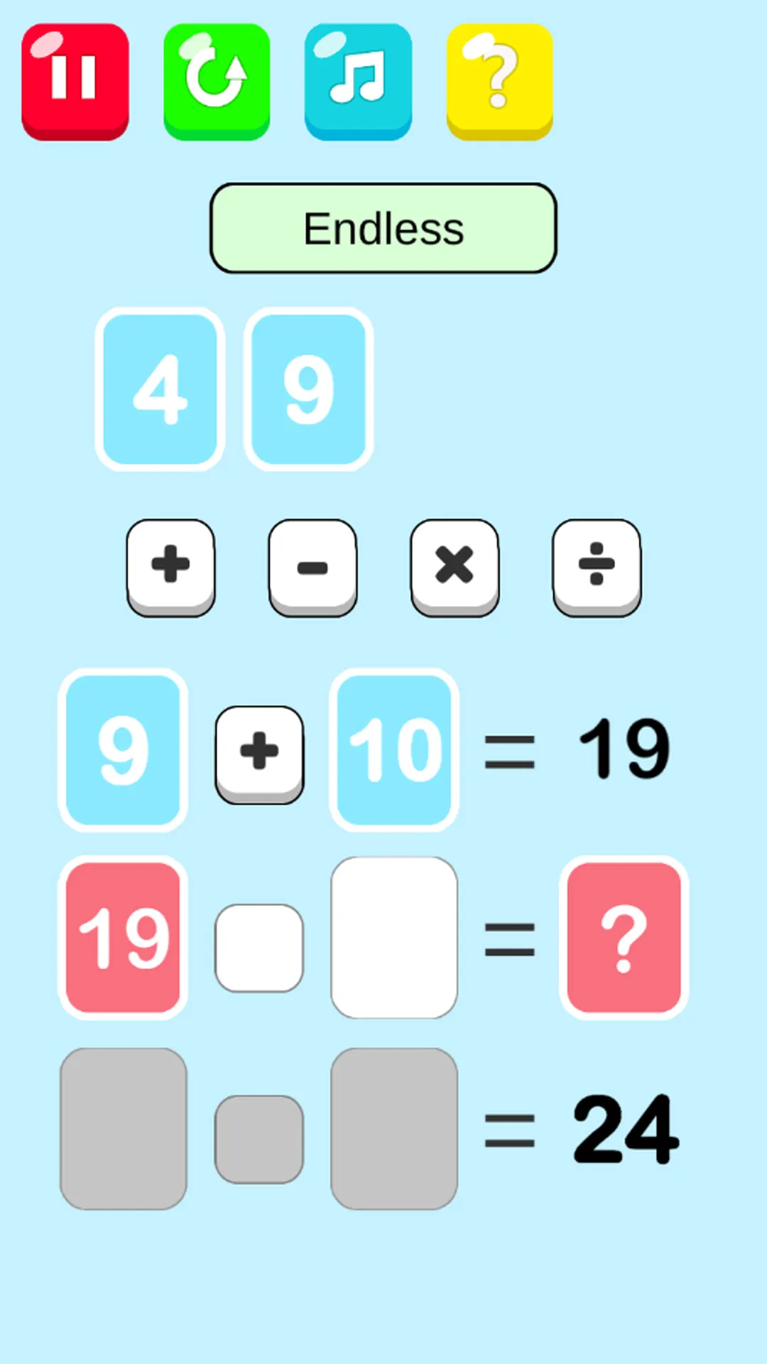 Synthesis 24-Arithmetic Game | Indus Appstore | Screenshot