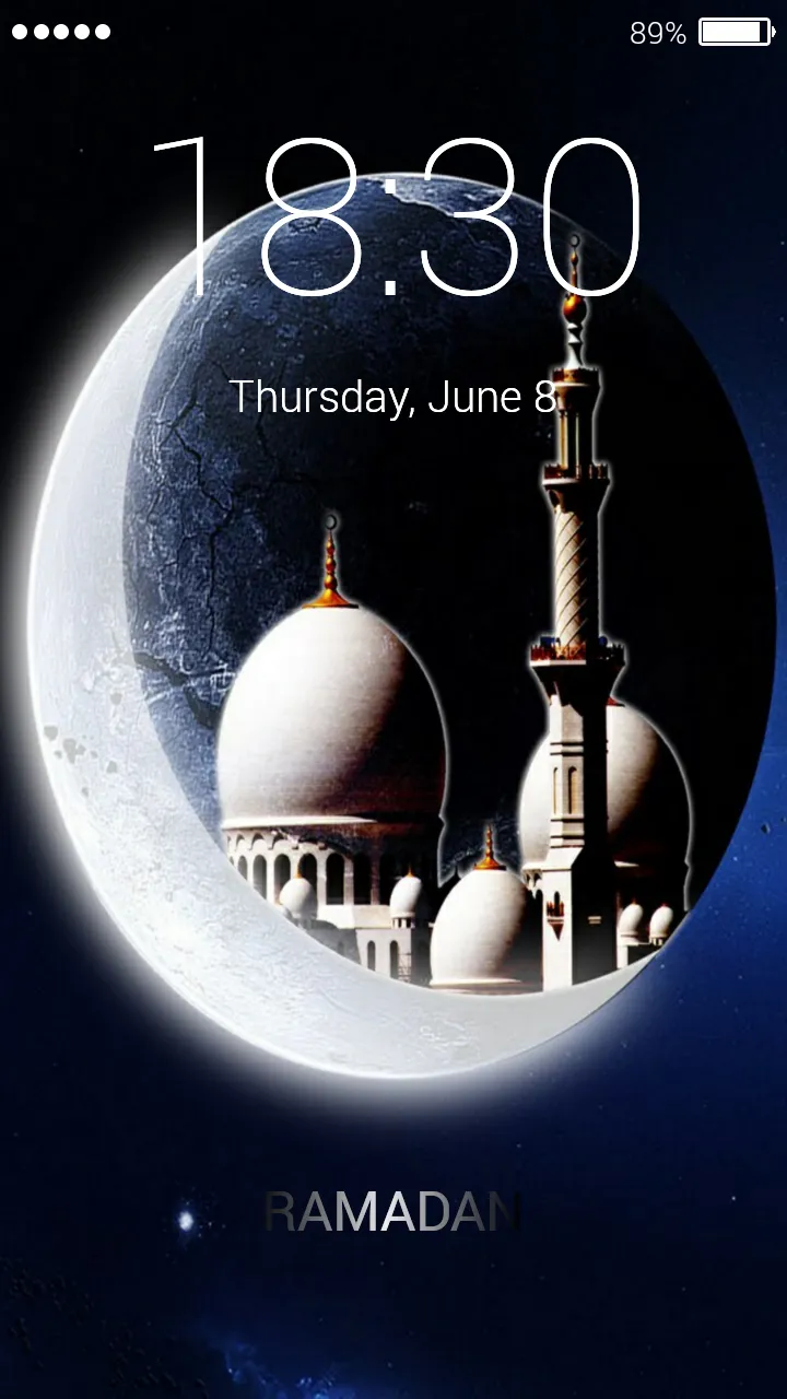 Ramadan Lock Screen | Indus Appstore | Screenshot