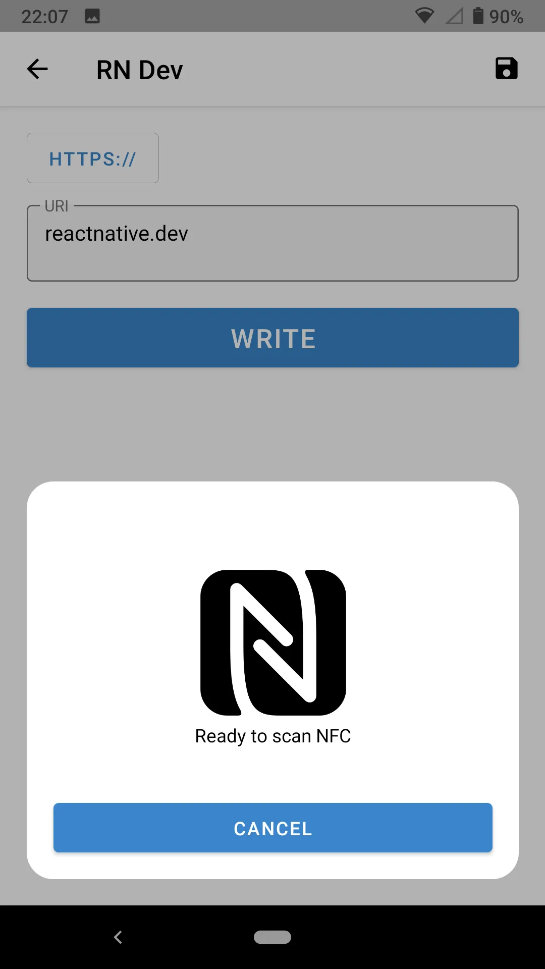 NFC ReWriter | Indus Appstore | Screenshot