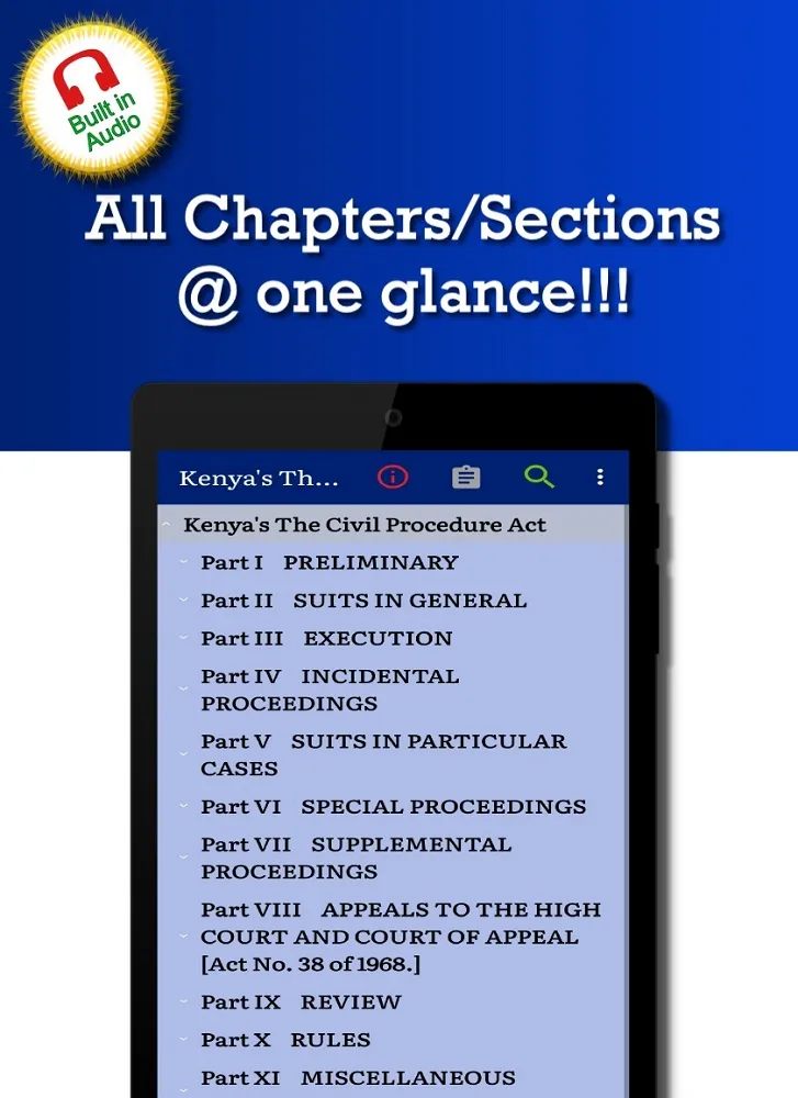 Civil Procedure Act (Kenya) | Indus Appstore | Screenshot