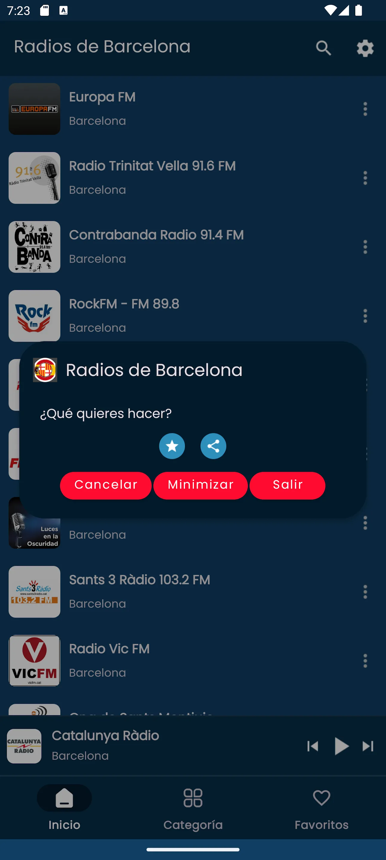 Radios from Barcelona | Indus Appstore | Screenshot