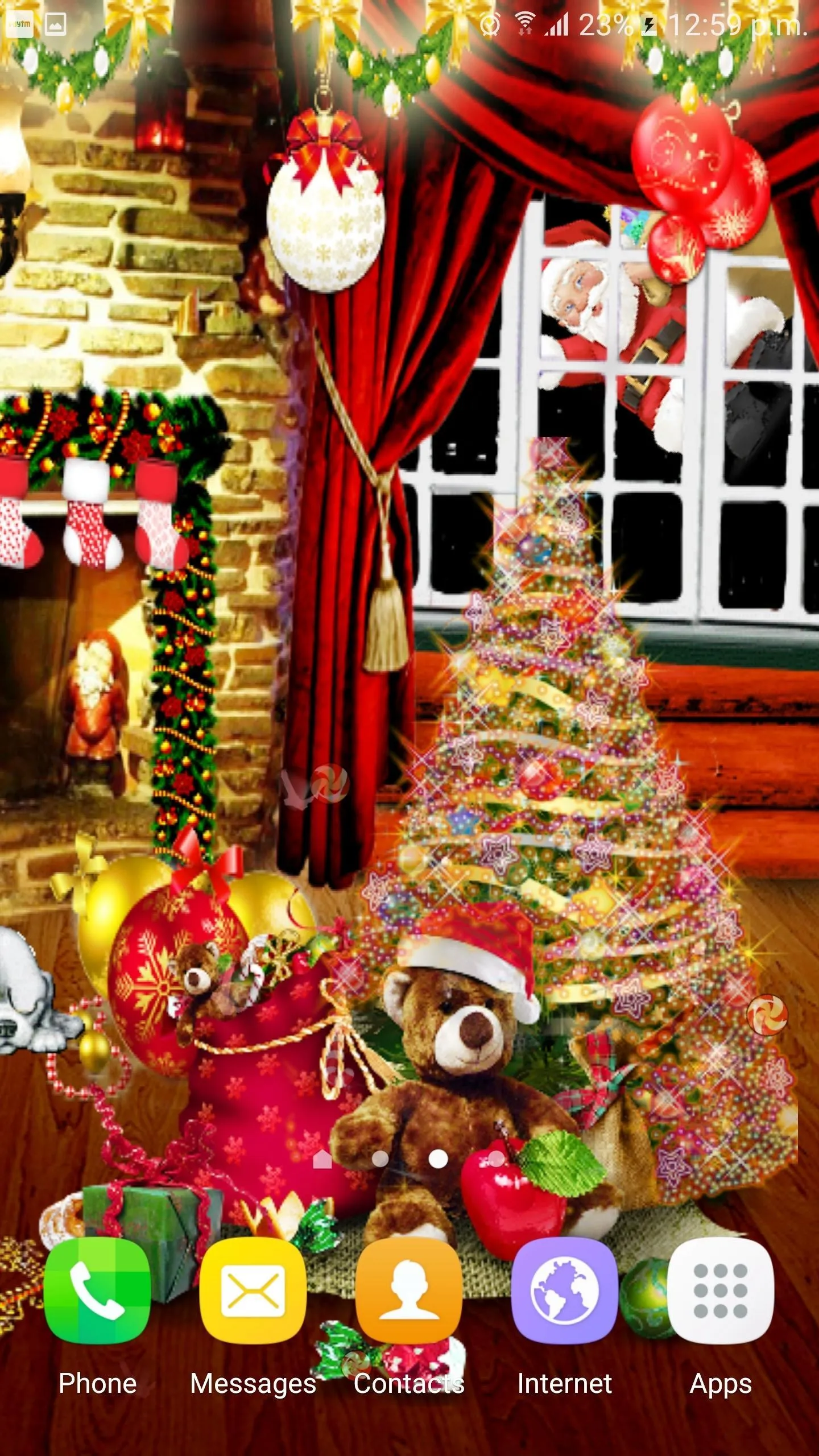 Christmas live wallpaper | Indus Appstore | Screenshot