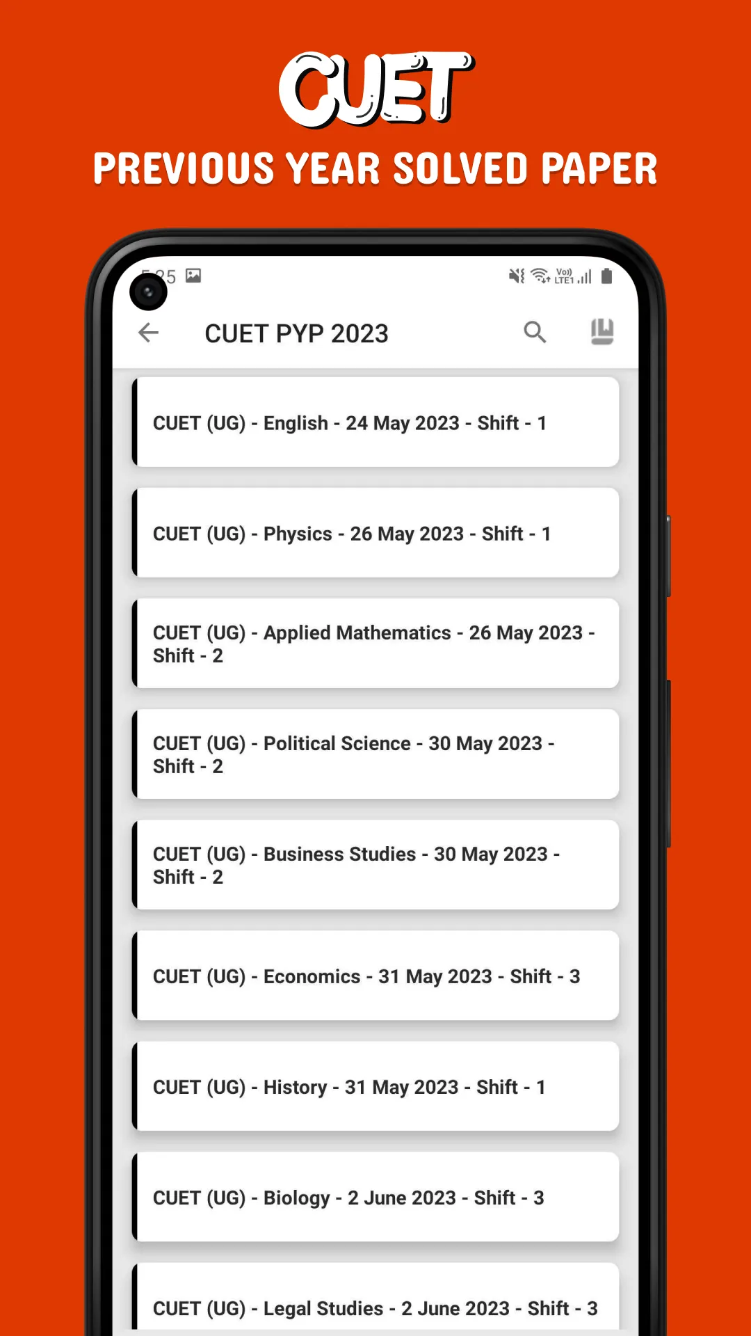 cuet previous year que paper | Indus Appstore | Screenshot