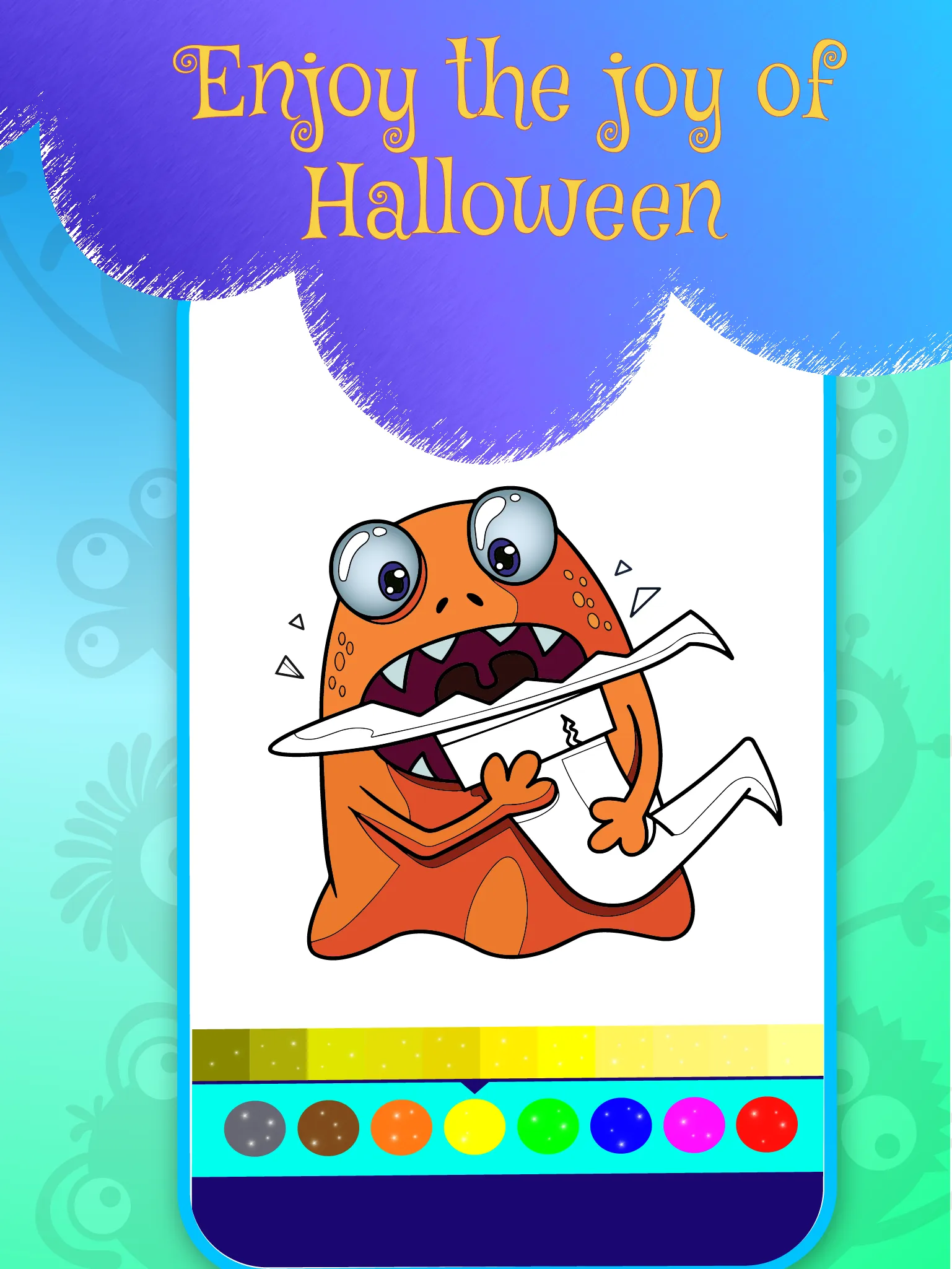 Hallowen Monster Coloring Book | Indus Appstore | Screenshot