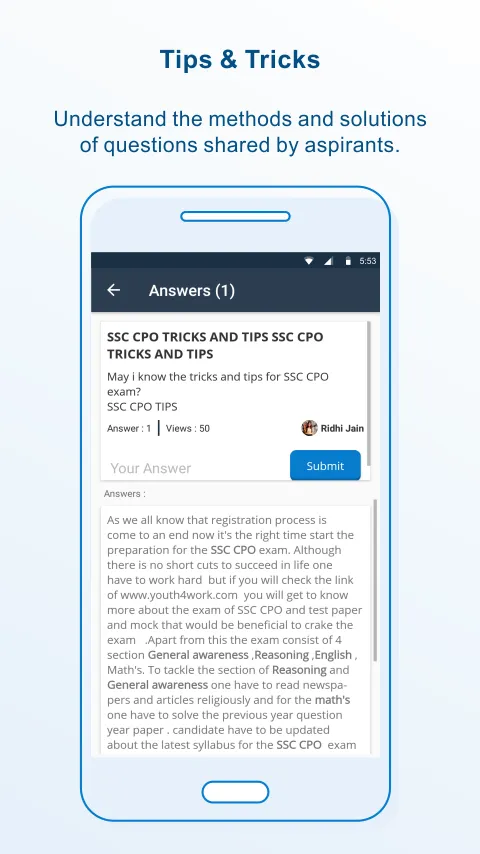 SSC CPO SI Preparation Tests | Indus Appstore | Screenshot