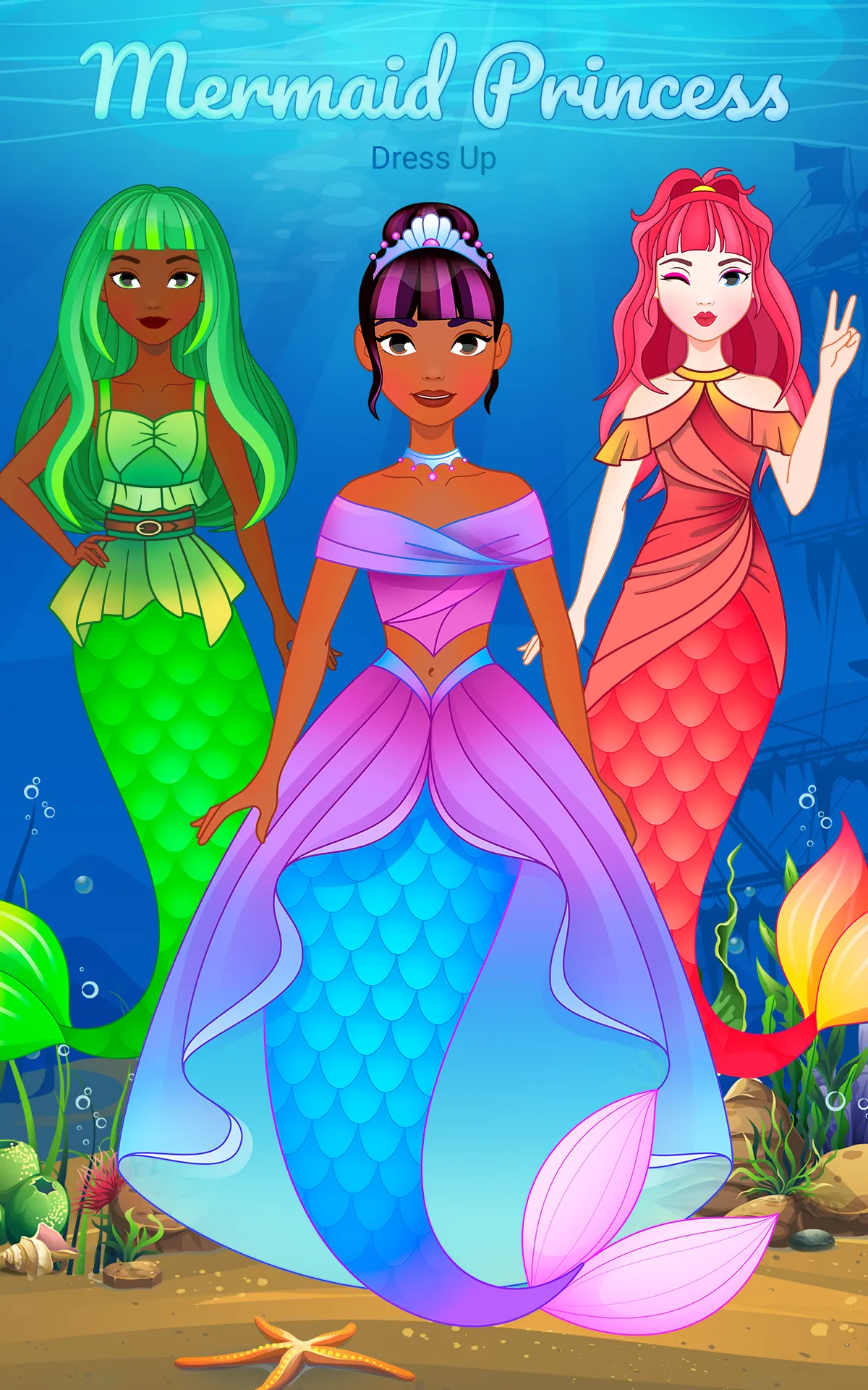 Mermaid Princess Dress Up | Indus Appstore | Screenshot