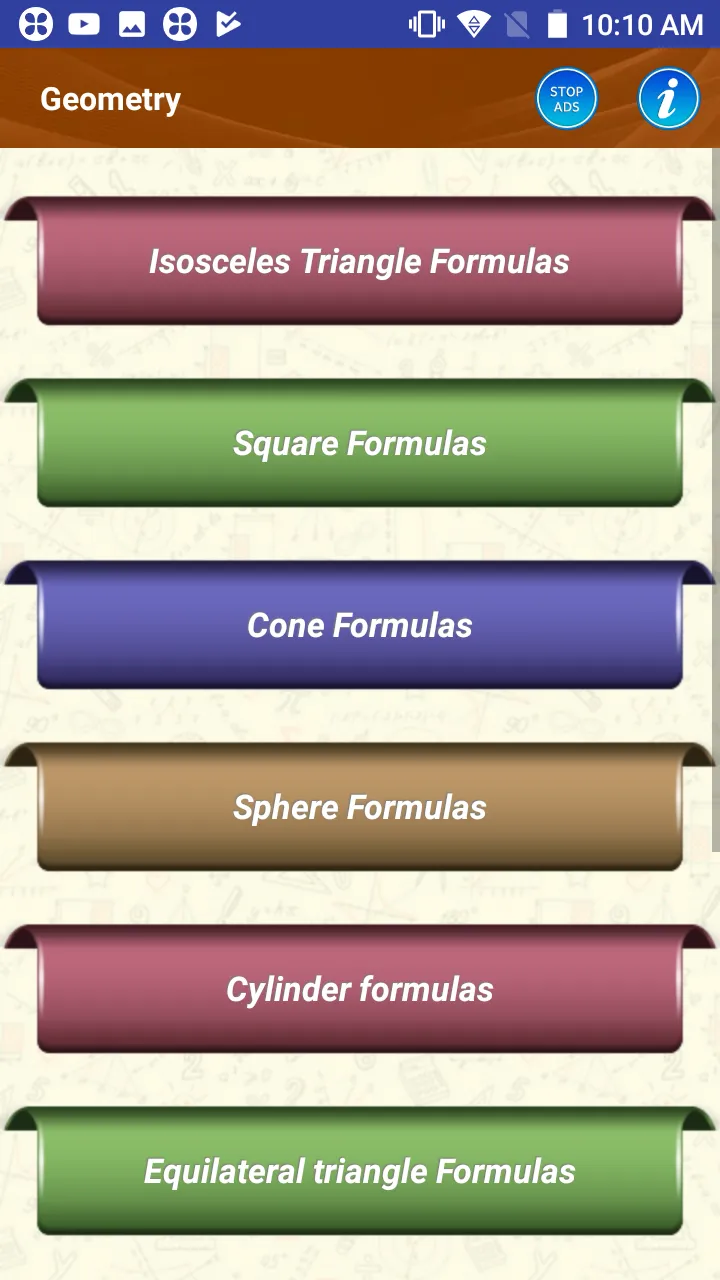 Math Formulas & Unit Converter | Indus Appstore | Screenshot