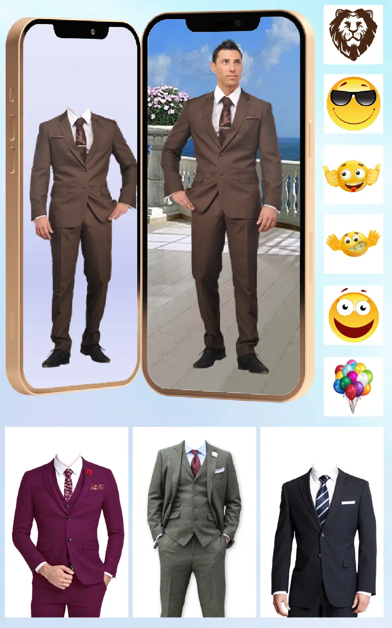 Men Suit Photo Editor- Effects | Indus Appstore | Screenshot