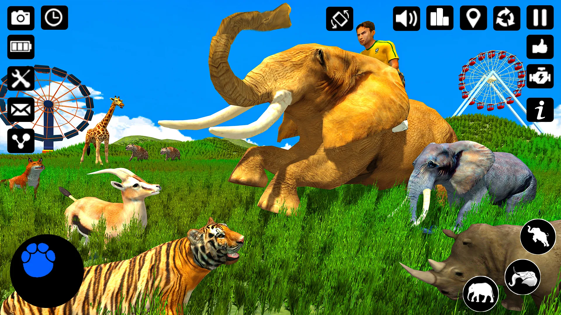 elephant rider games simulator | Indus Appstore | Screenshot