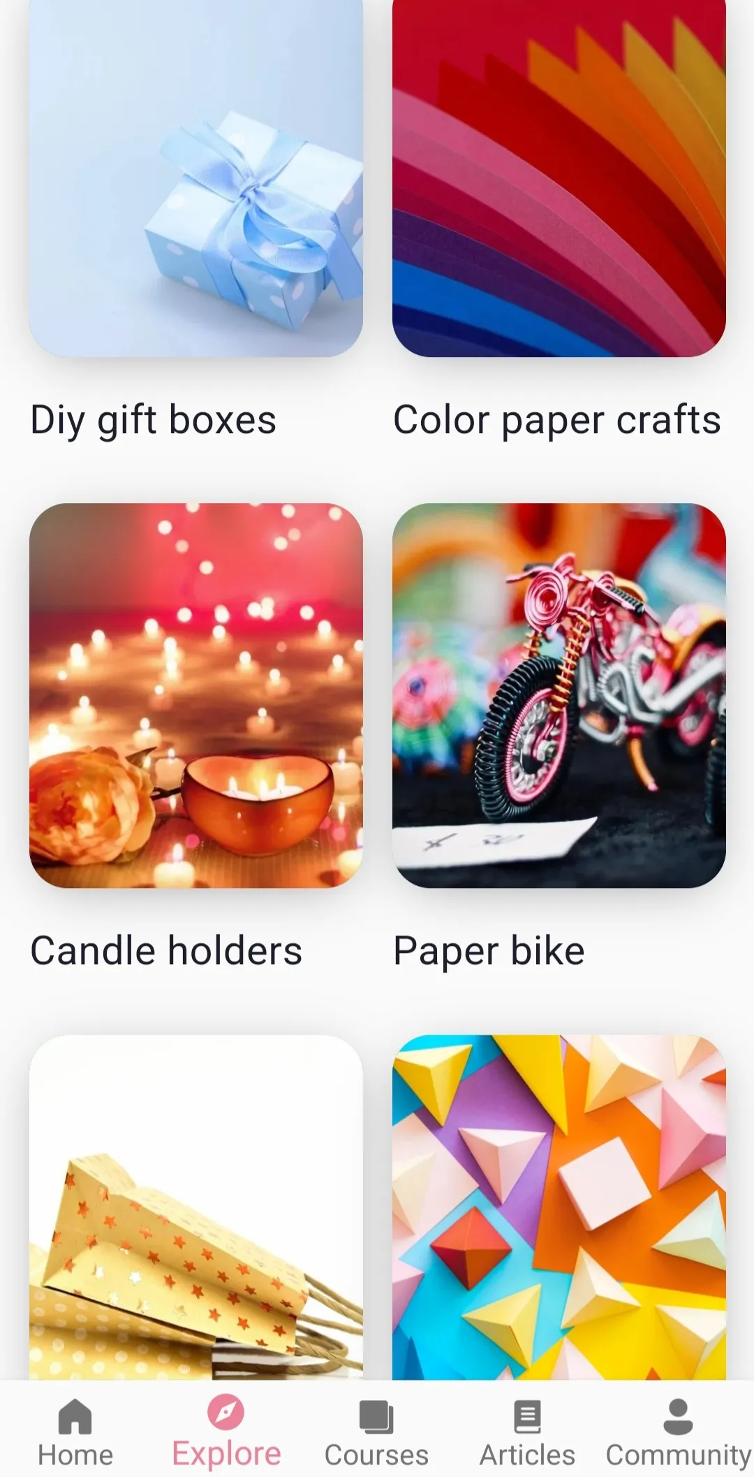 Learn Paper Crafts & DIY Arts | Indus Appstore | Screenshot