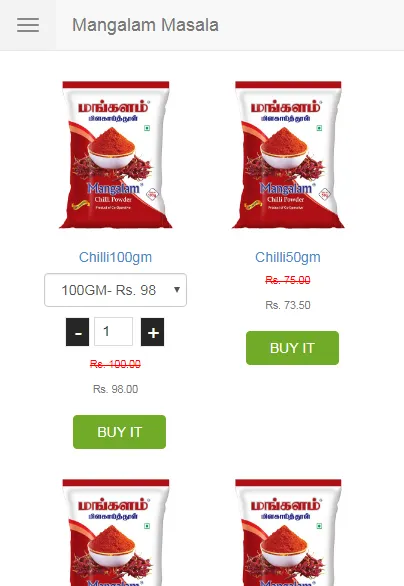 Mangalam Masala | Indus Appstore | Screenshot