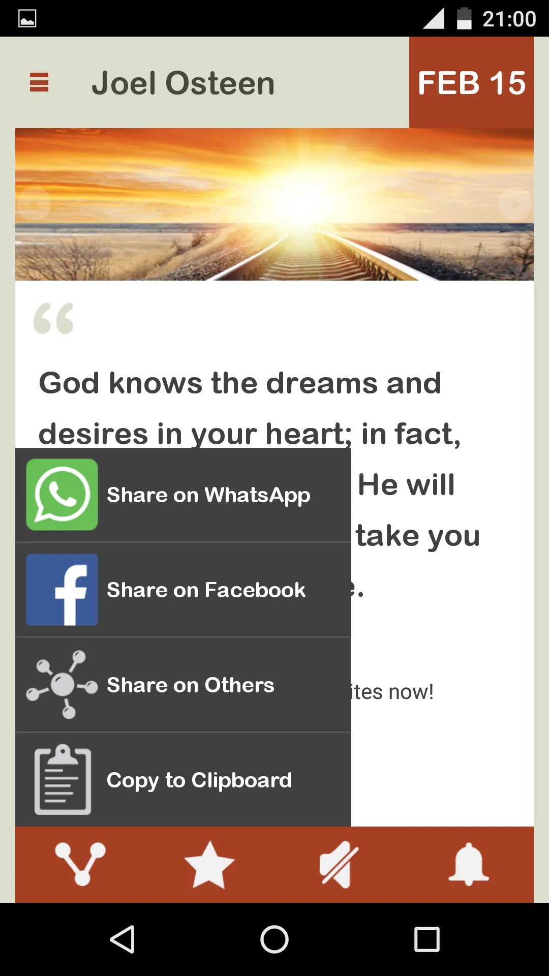 Joel Osteen Daily | Indus Appstore | Screenshot