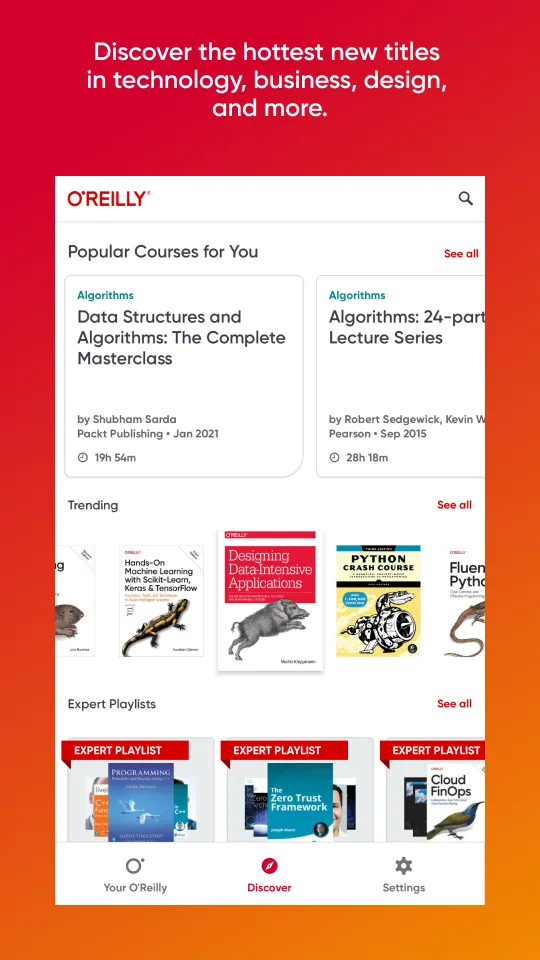 O'Reilly | Indus Appstore | Screenshot