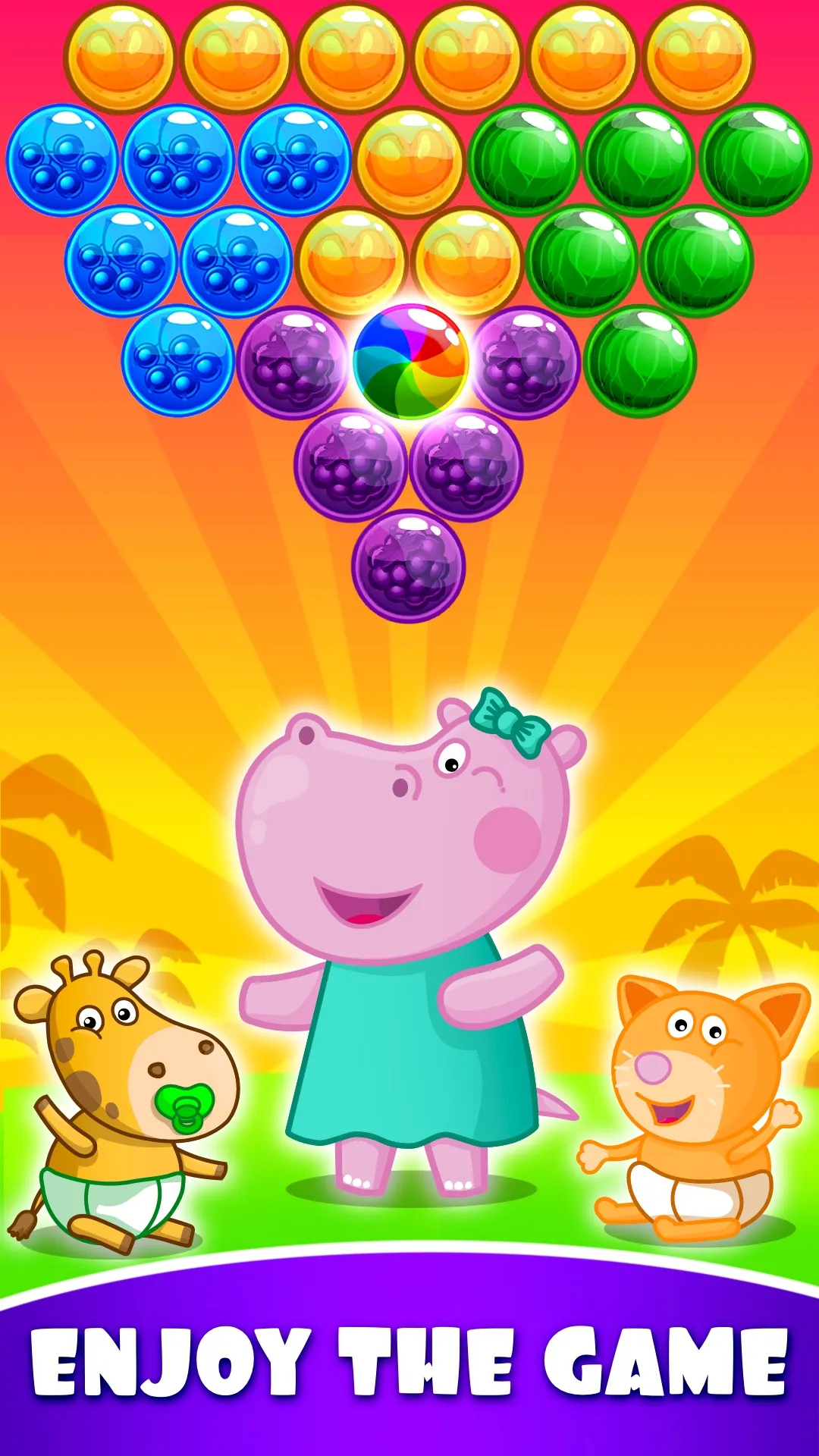 Hippo Bubble Pop Game | Indus Appstore | Screenshot