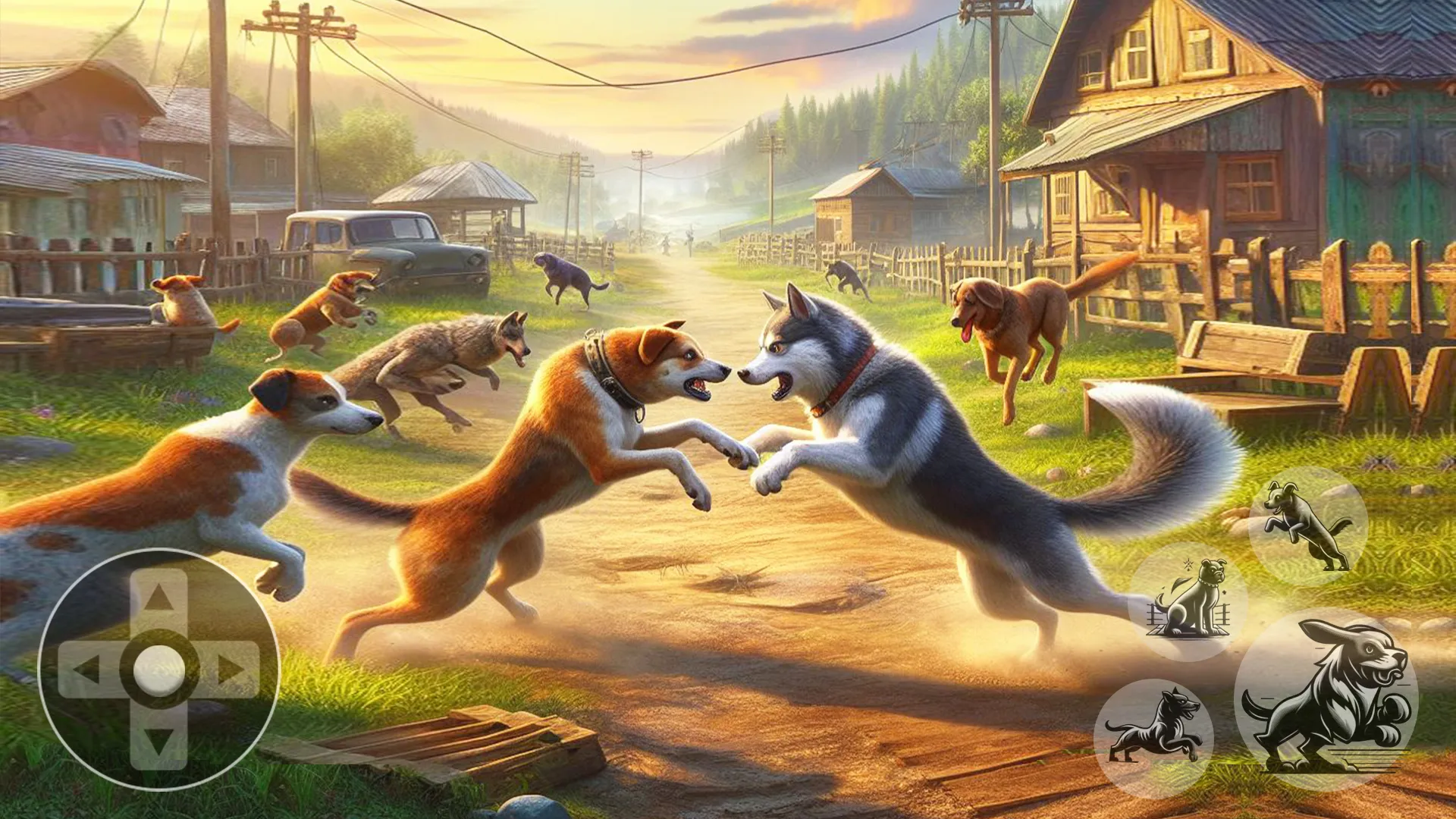 Dog Fighting _ Animal Kung Fu | Indus Appstore | Screenshot