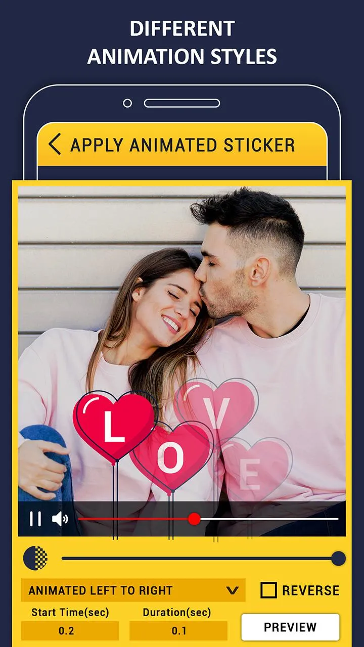 Animated Stickers On Video - A | Indus Appstore | Screenshot