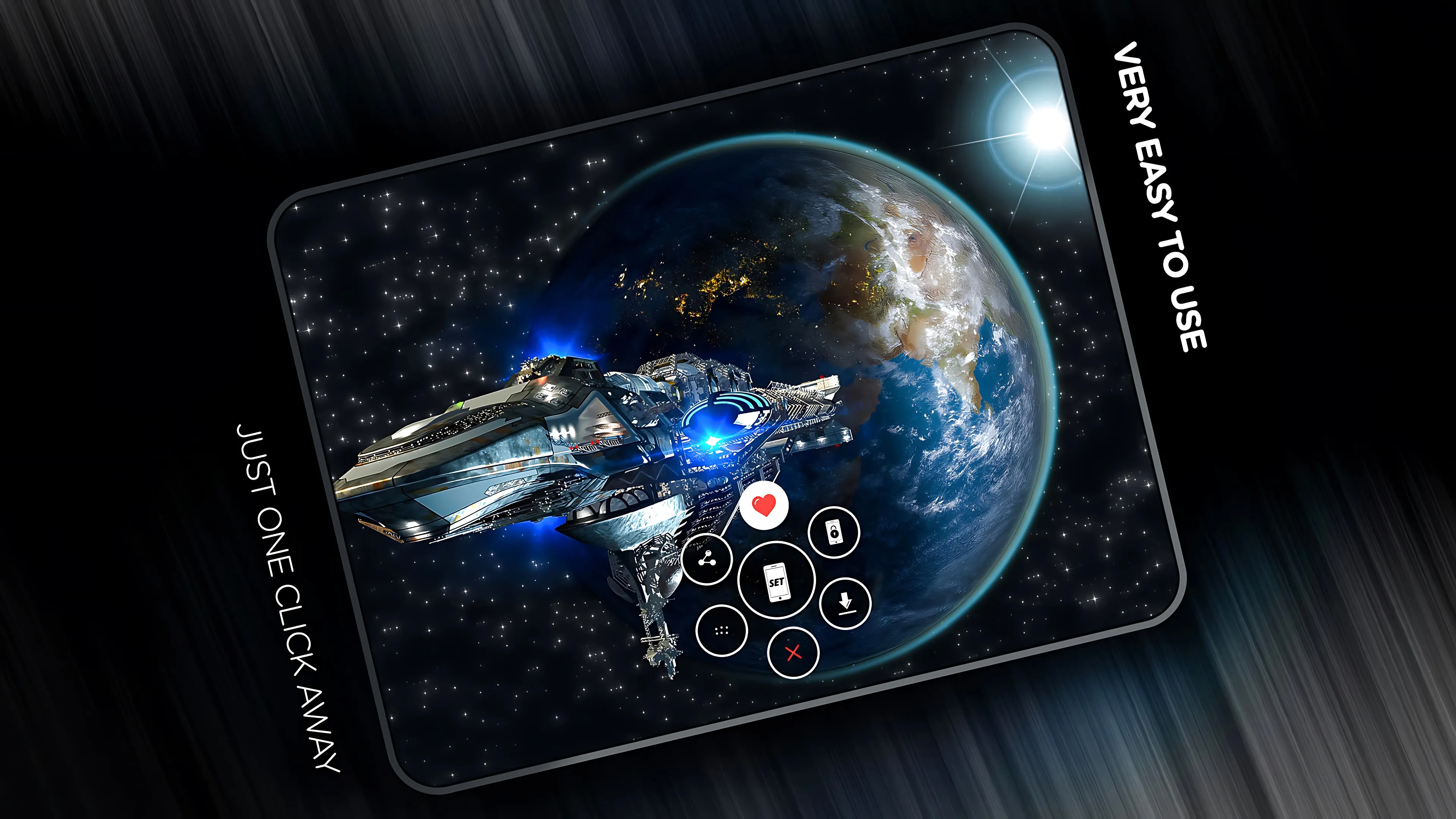 Space ships Wallpapers 4K | Indus Appstore | Screenshot