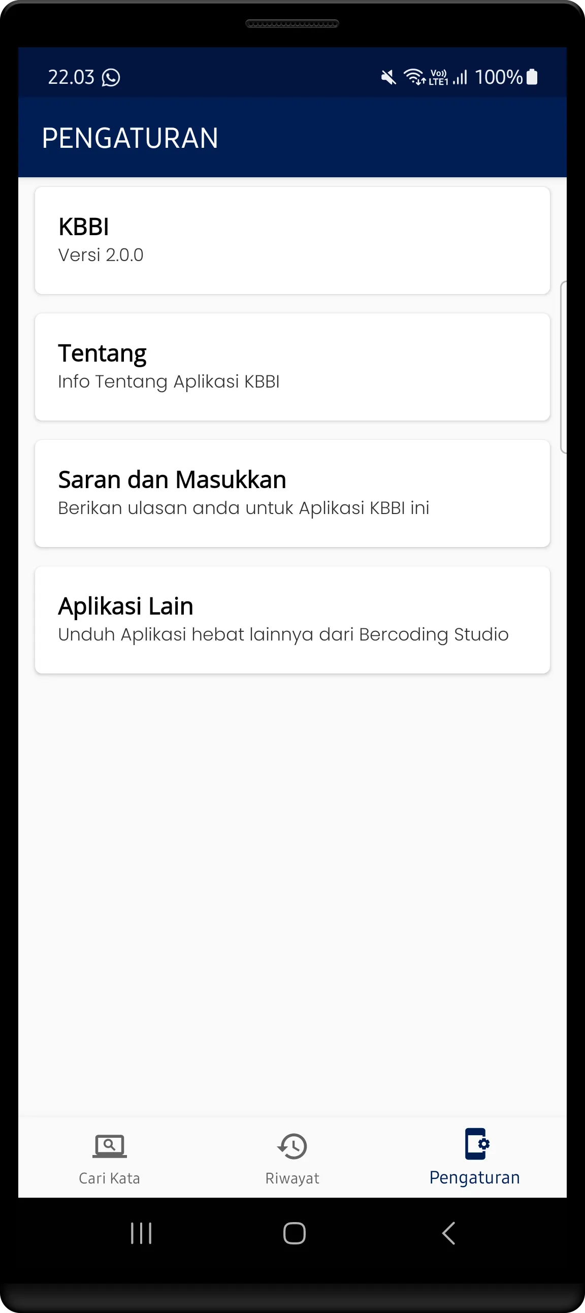 Kamus Kata KBBI | Indus Appstore | Screenshot