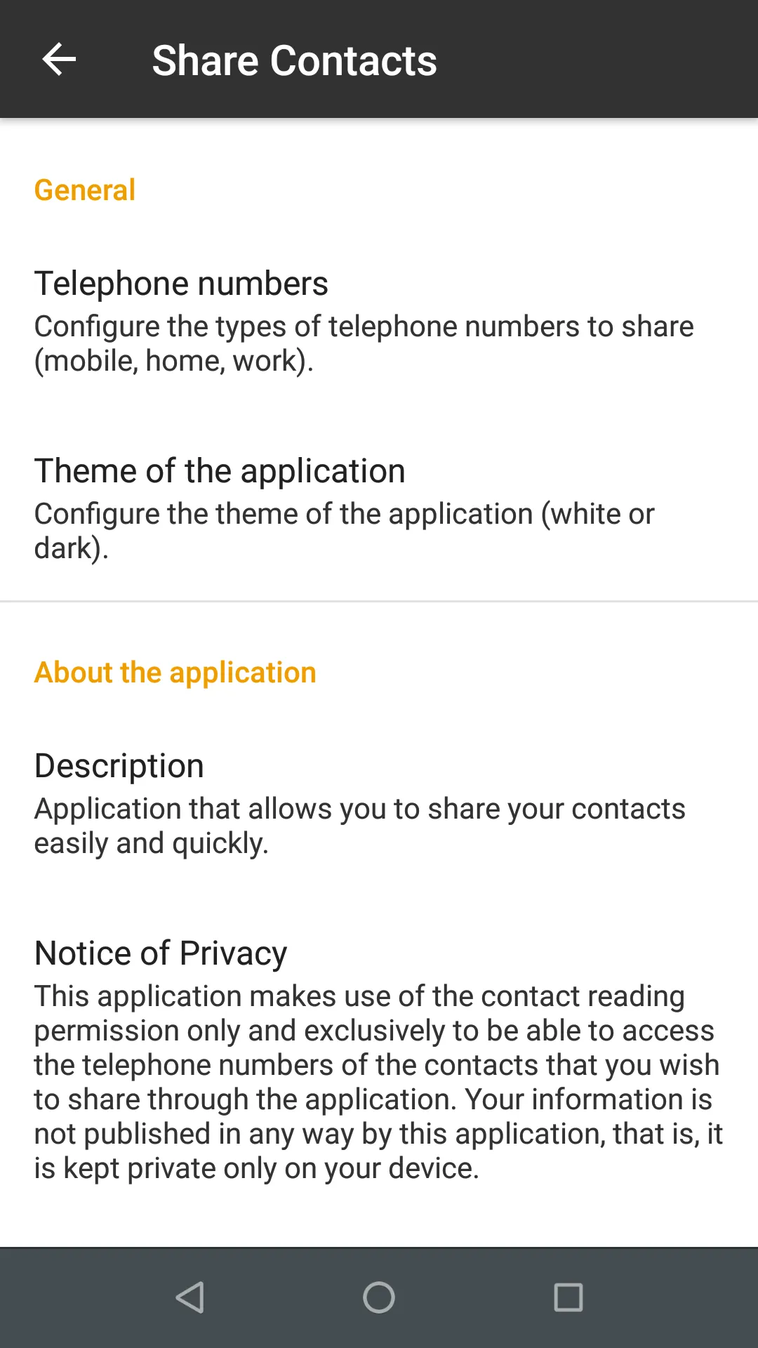 Share Contacts | Indus Appstore | Screenshot