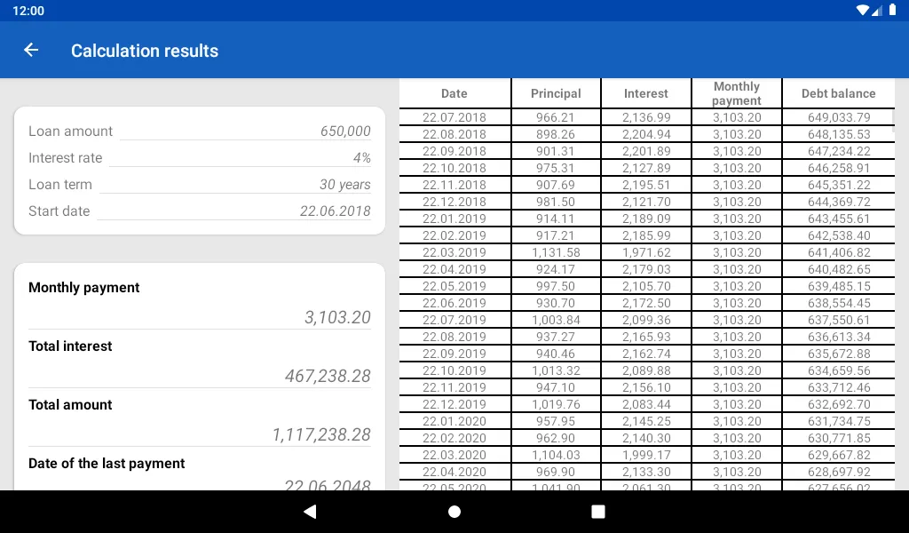 Loan Calculator | Indus Appstore | Screenshot