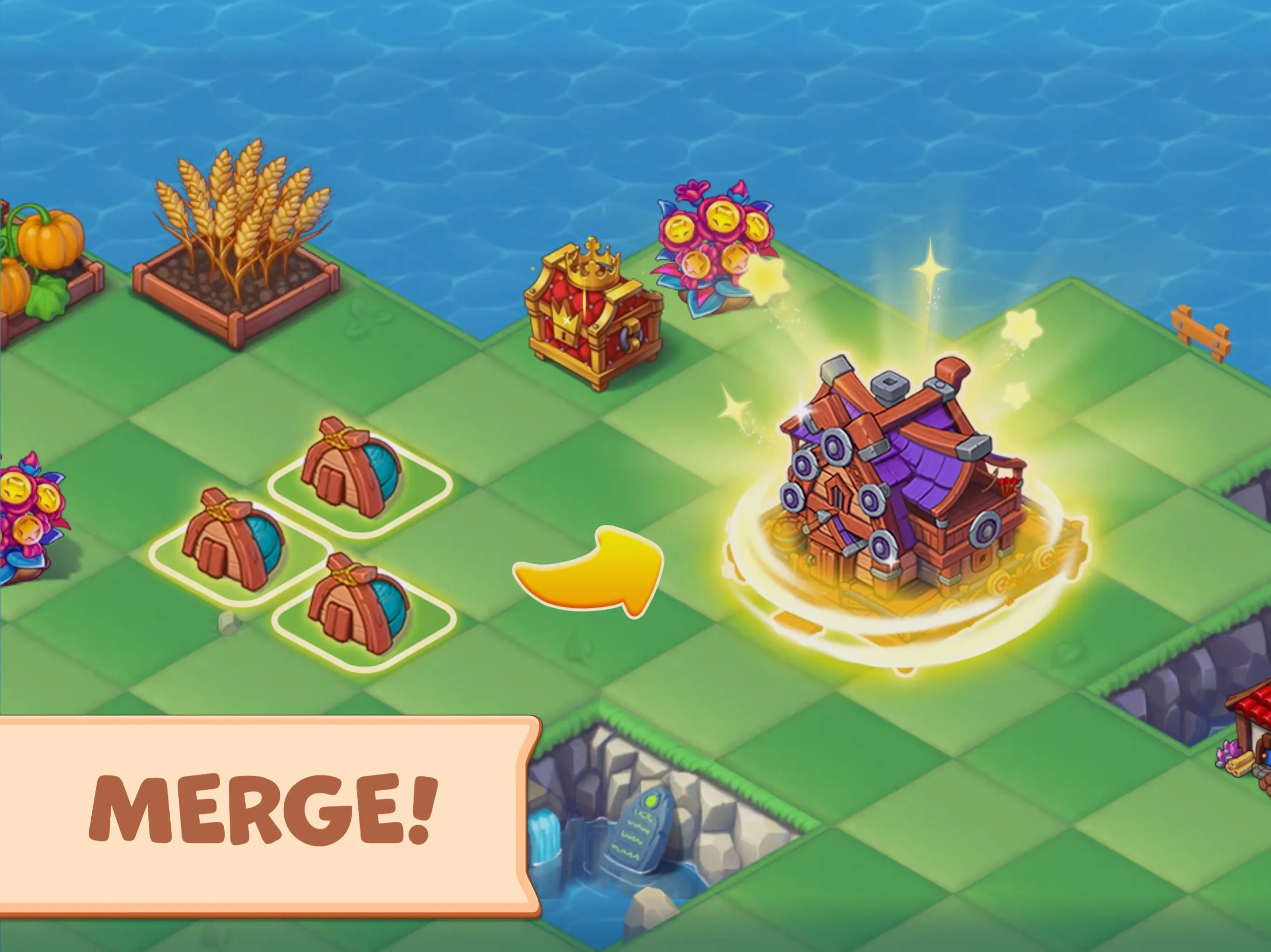 Mergest Kingdom: Merge game | Indus Appstore | Screenshot