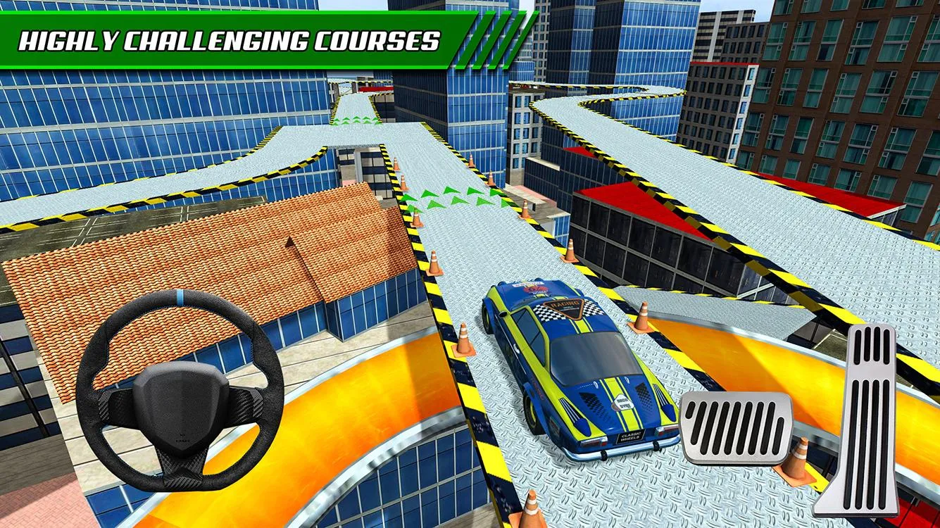 Roof Jumping Car Parking Games | Indus Appstore | Screenshot