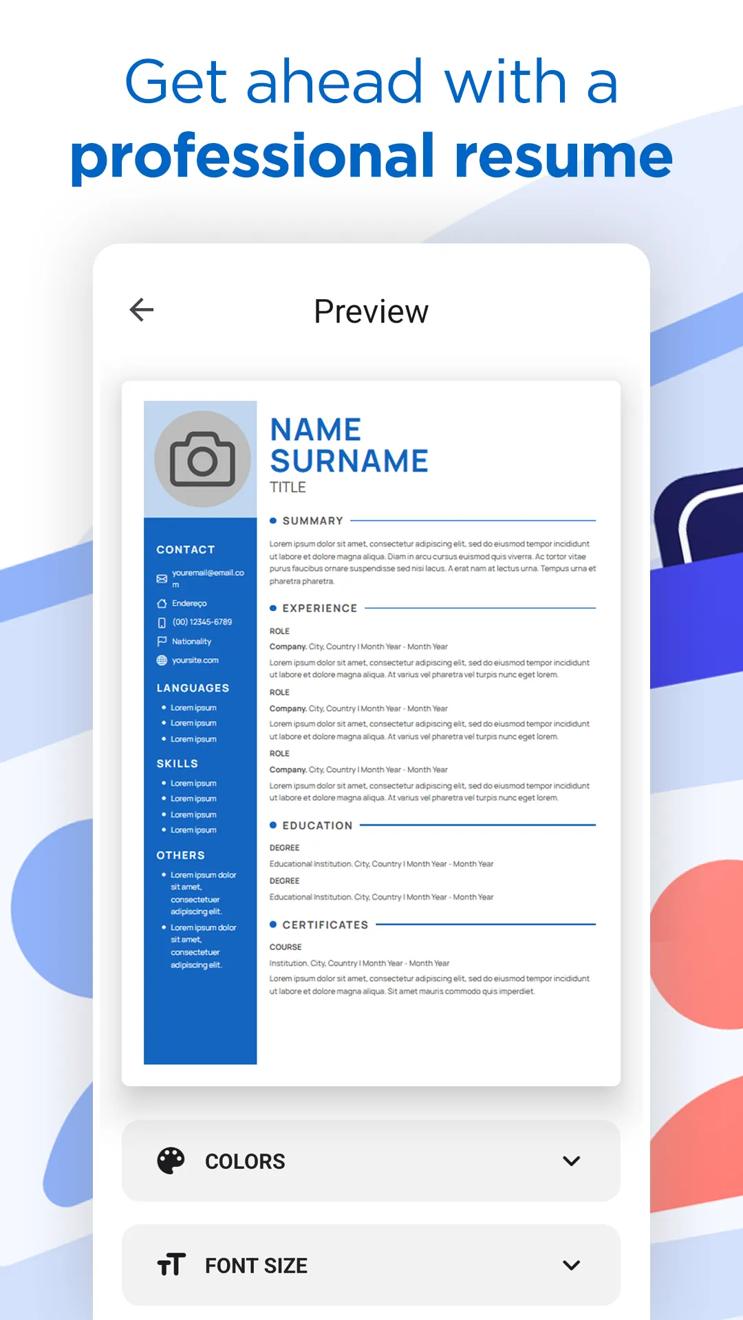 AI Resume Builder CV Maker PDF | Indus Appstore | Screenshot