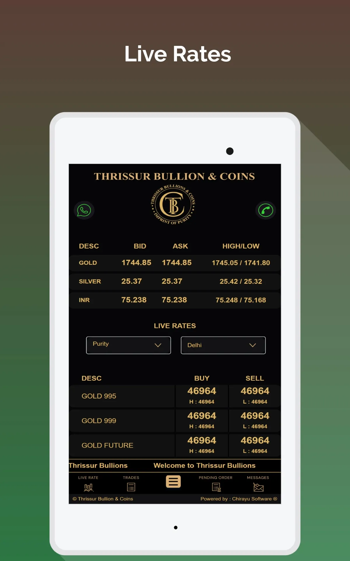 Thrissur Bullions & Coins | Indus Appstore | Screenshot