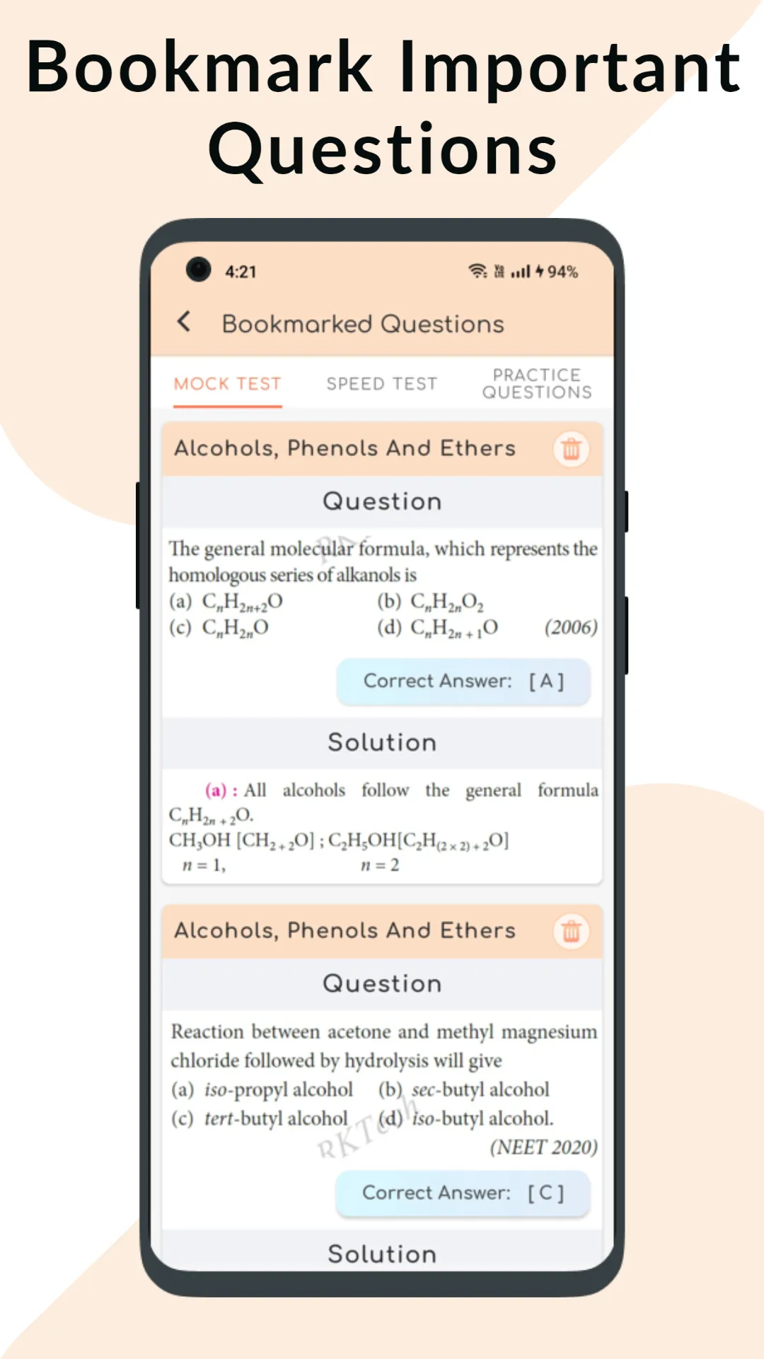 Chemistry: 37 Year NEET Papers | Indus Appstore | Screenshot