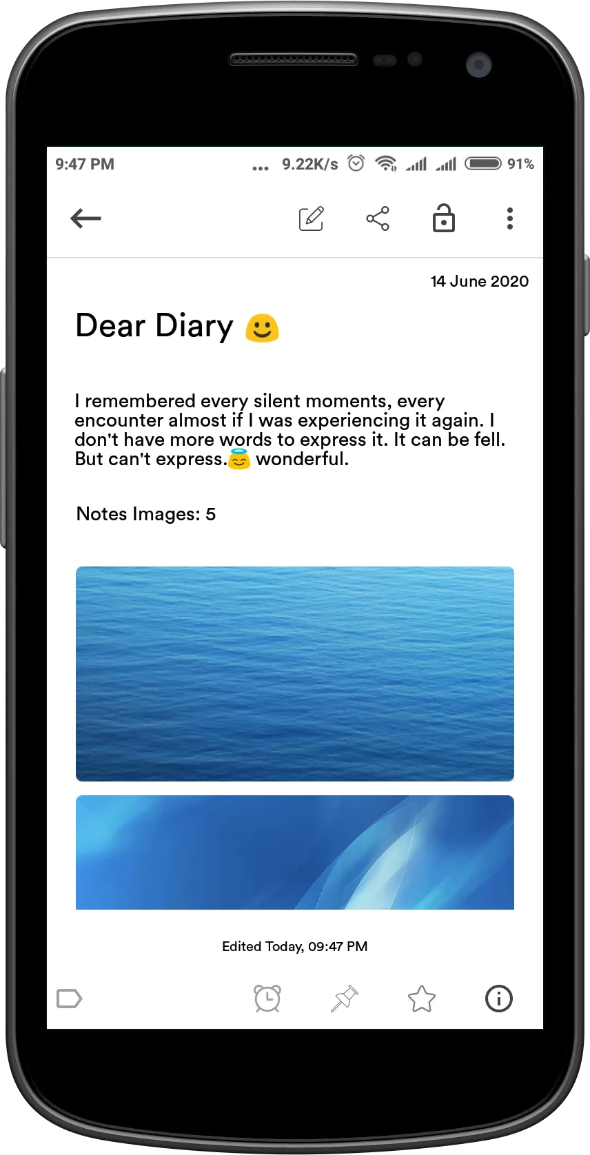 Journal Diary with lock | Indus Appstore | Screenshot