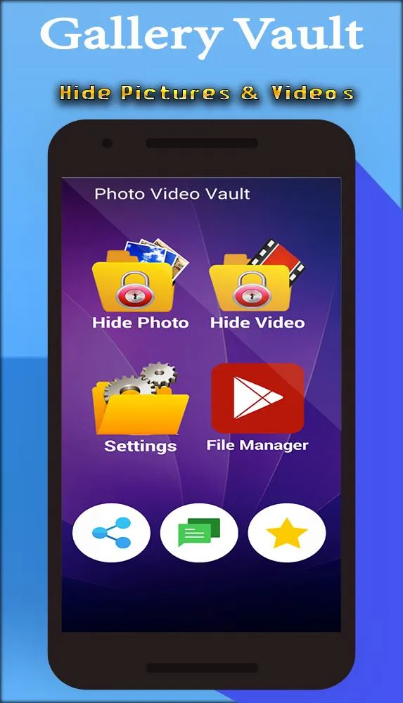 Hide Photo & Videos - Vault | Indus Appstore | Screenshot