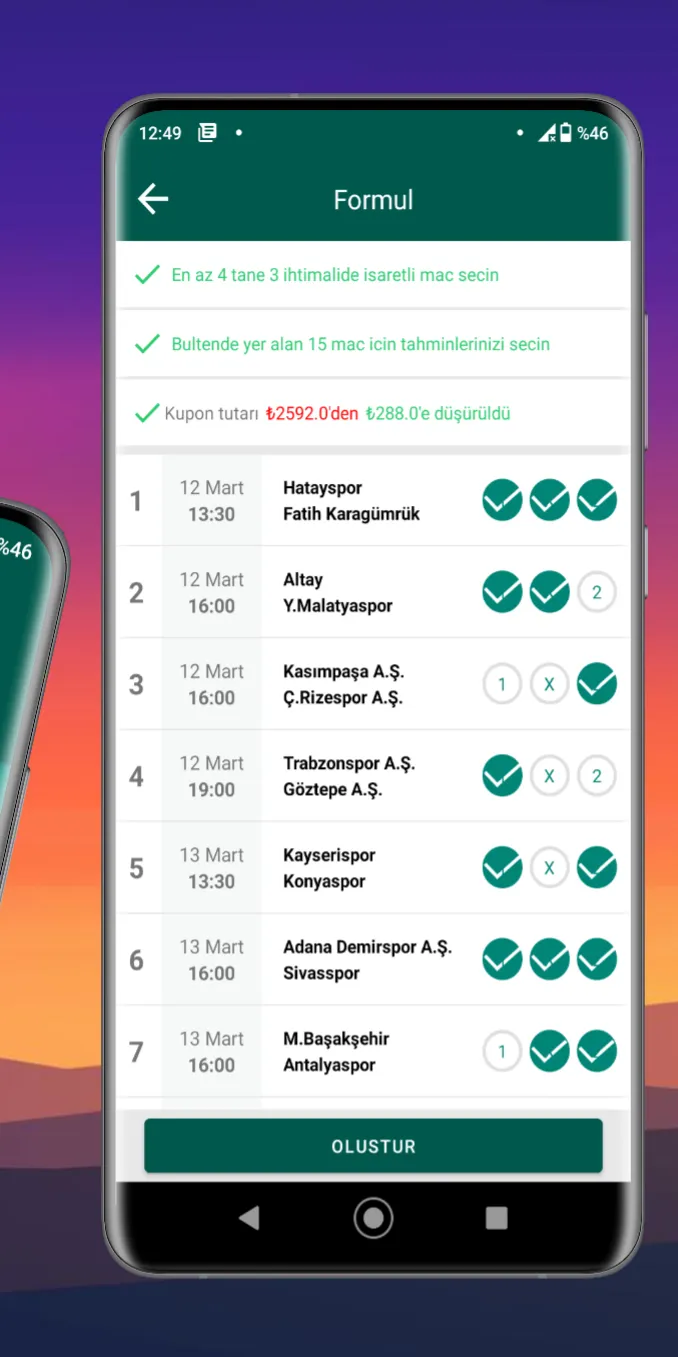 Sportoto Maç İstatistikleri | Indus Appstore | Screenshot