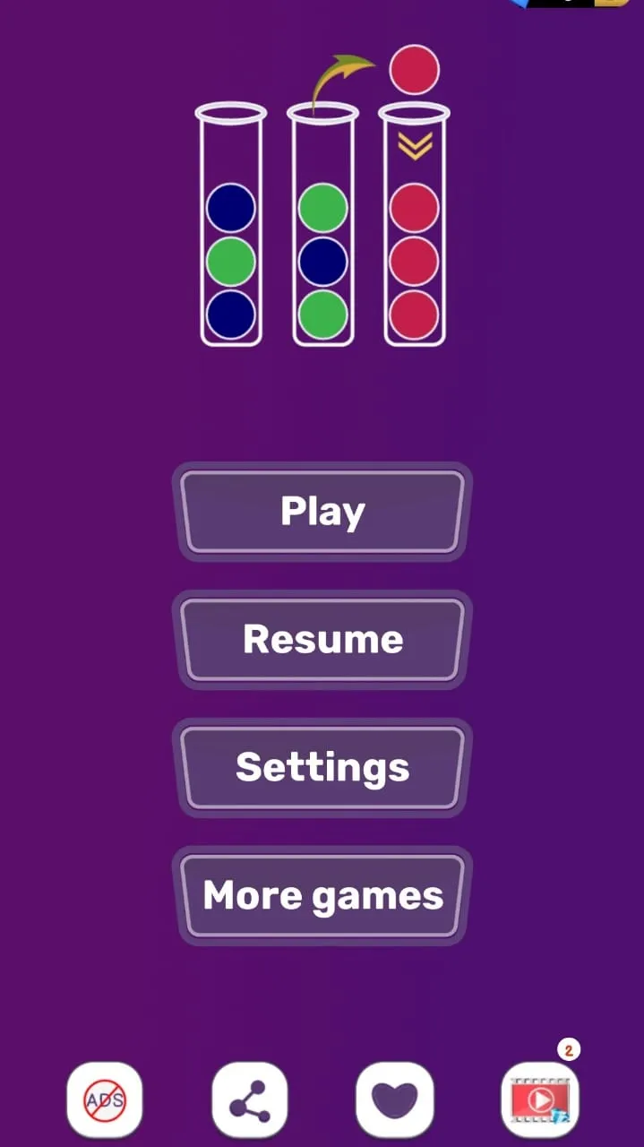 Bubble Sort Color Puzzle | Indus Appstore | Screenshot