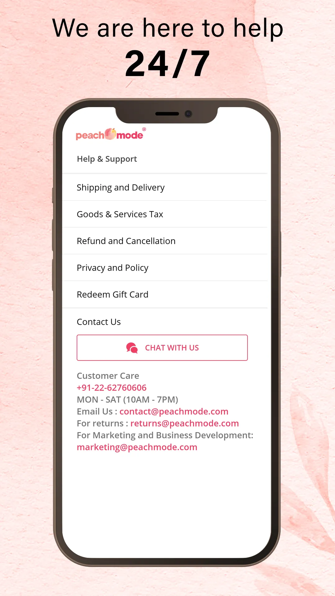 Peachmode Online Shopping | Indus Appstore | Screenshot