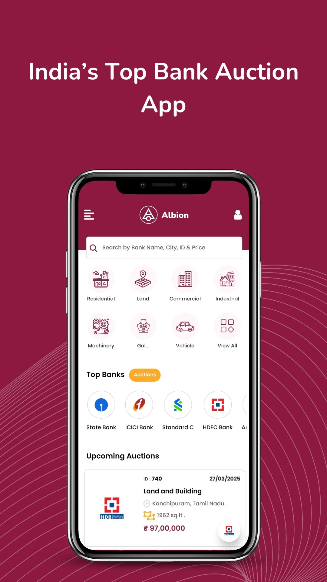 Albion Bank Auctions | Indus Appstore | Screenshot
