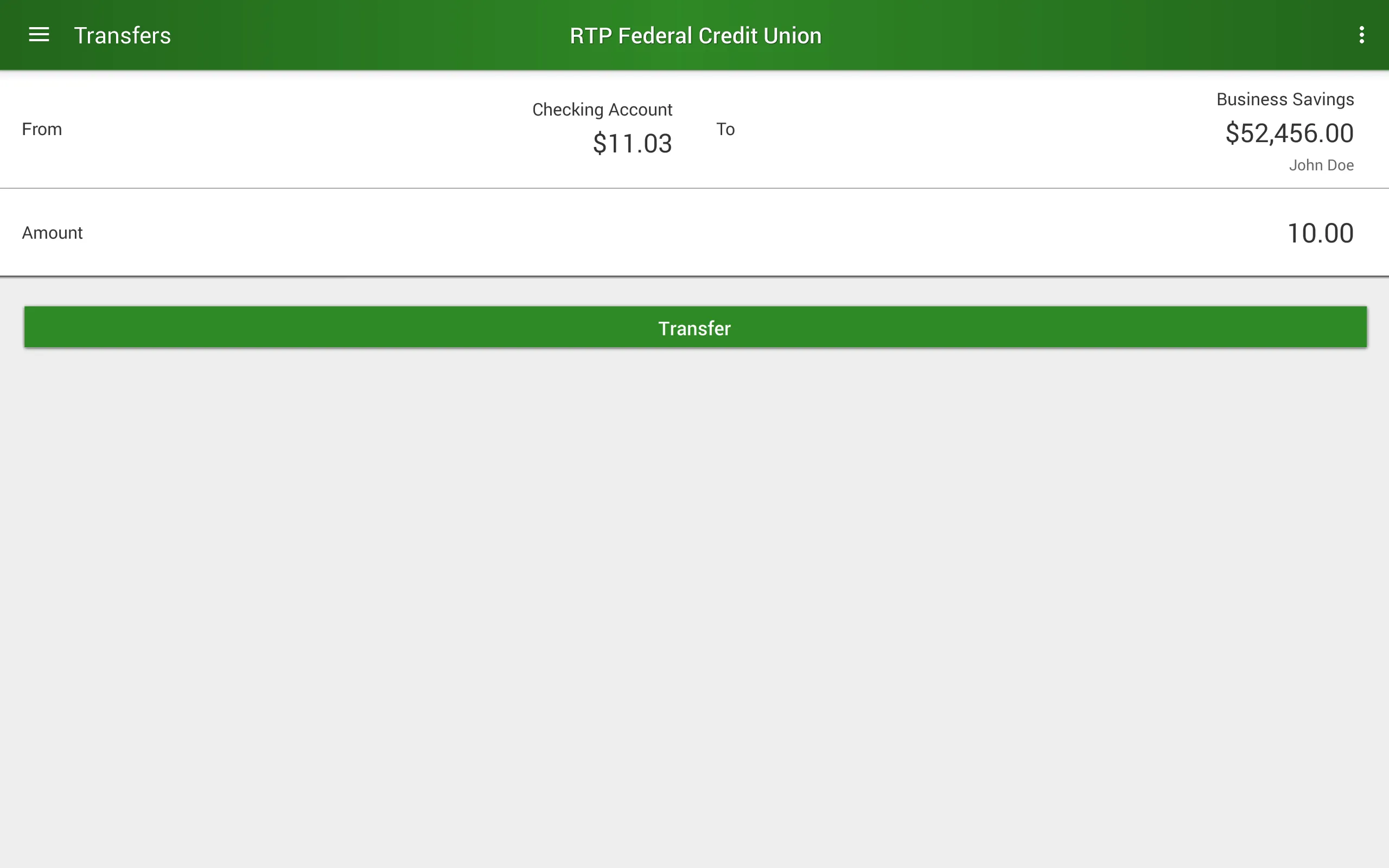 RTP Federal Credit Union | Indus Appstore | Screenshot