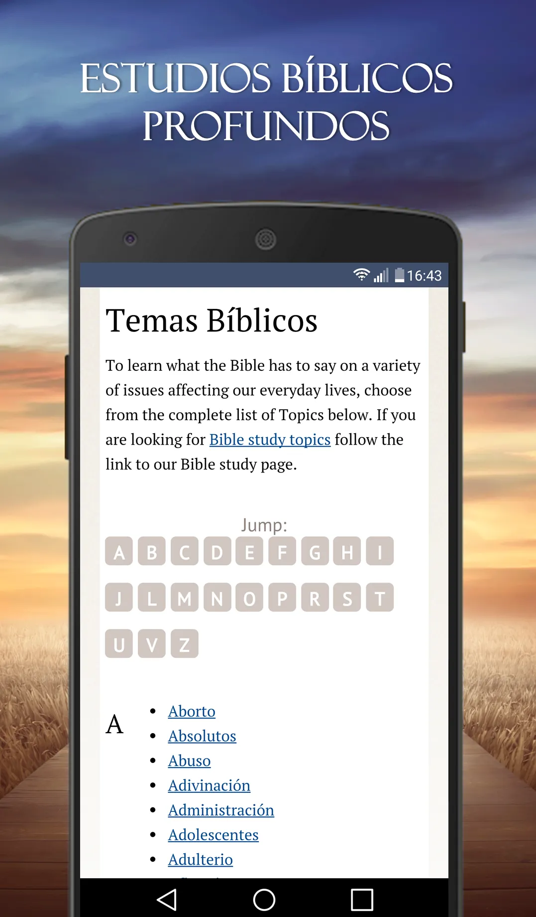 Estudios Bíblicos Profundos | Indus Appstore | Screenshot