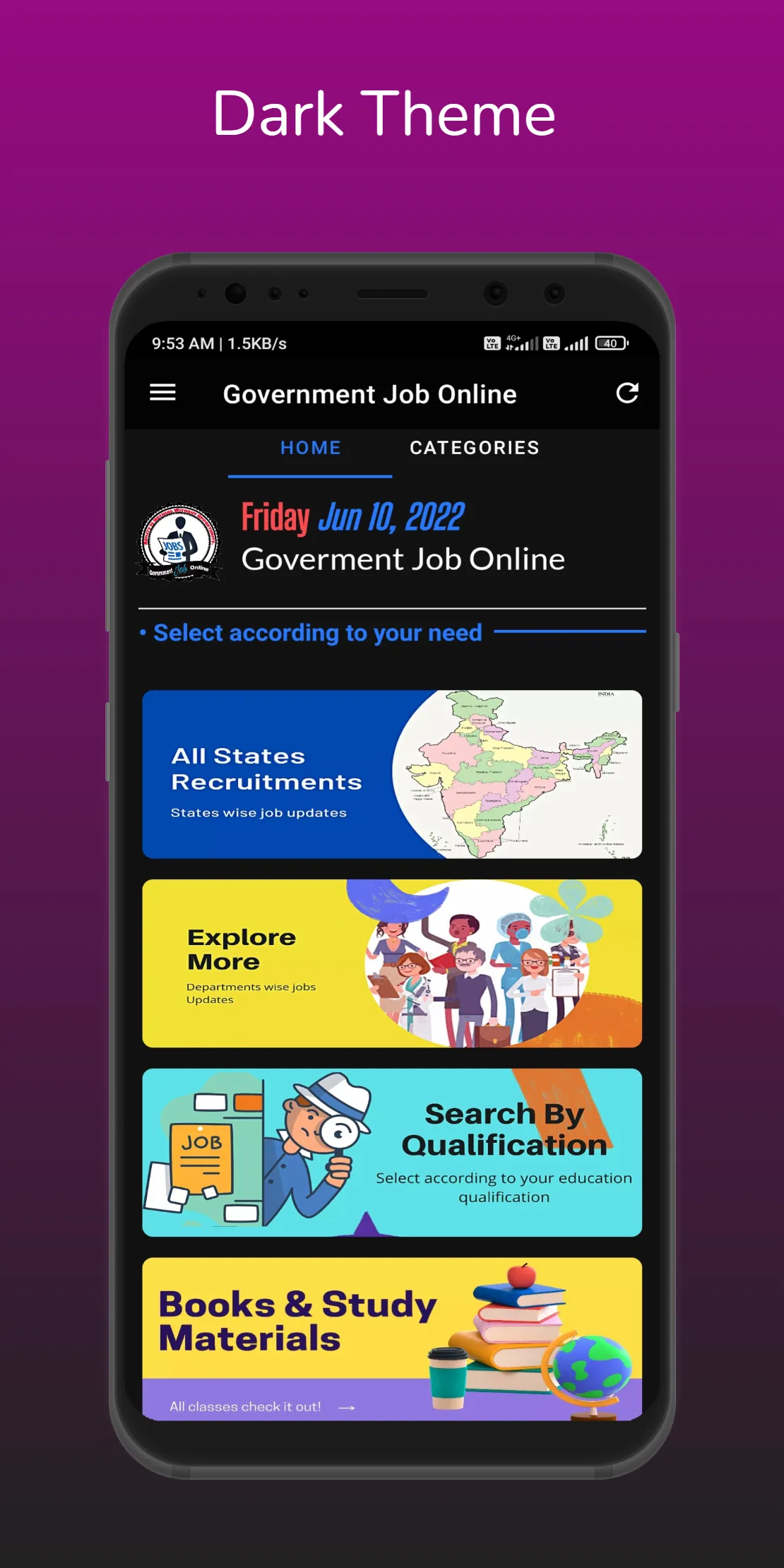 Government Jobs, Job Search | Indus Appstore | Screenshot