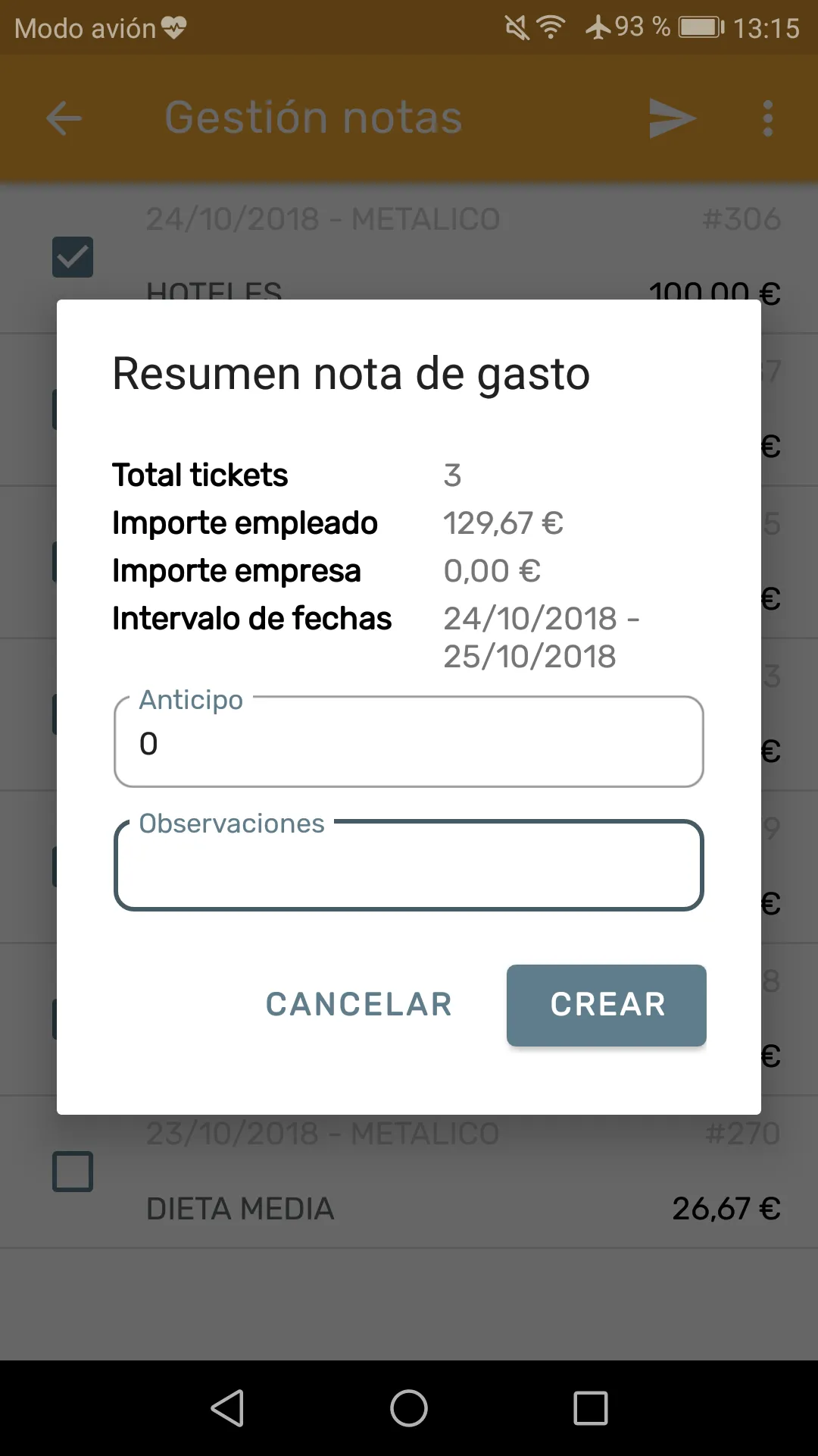 Gersoft UApp - Notas de gastos | Indus Appstore | Screenshot