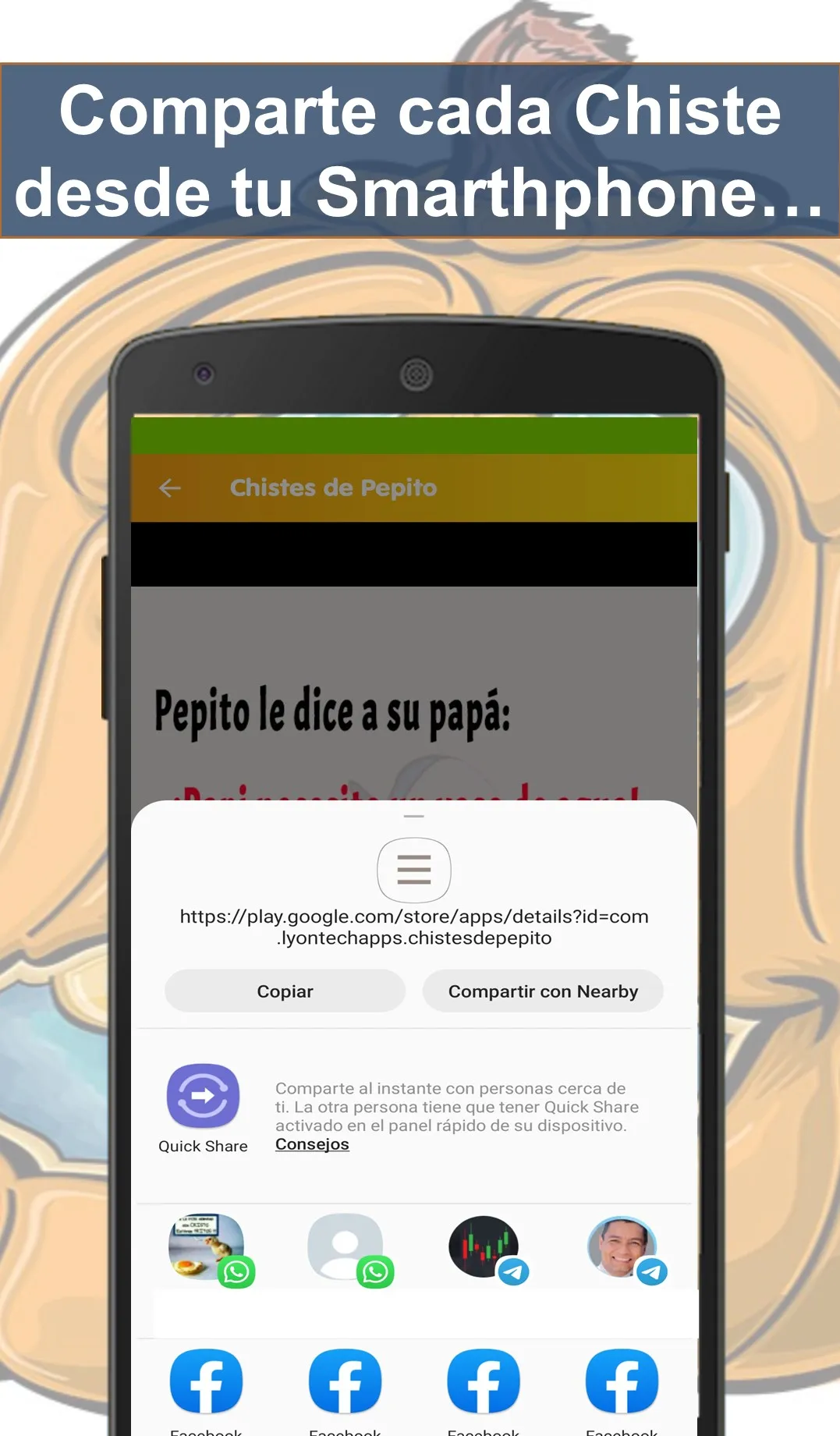 Chistes de Pepito Graciosos | Indus Appstore | Screenshot