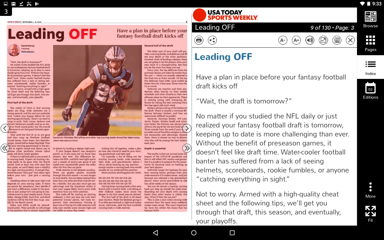 USA TODAY Sports Weekly | Indus Appstore | Screenshot